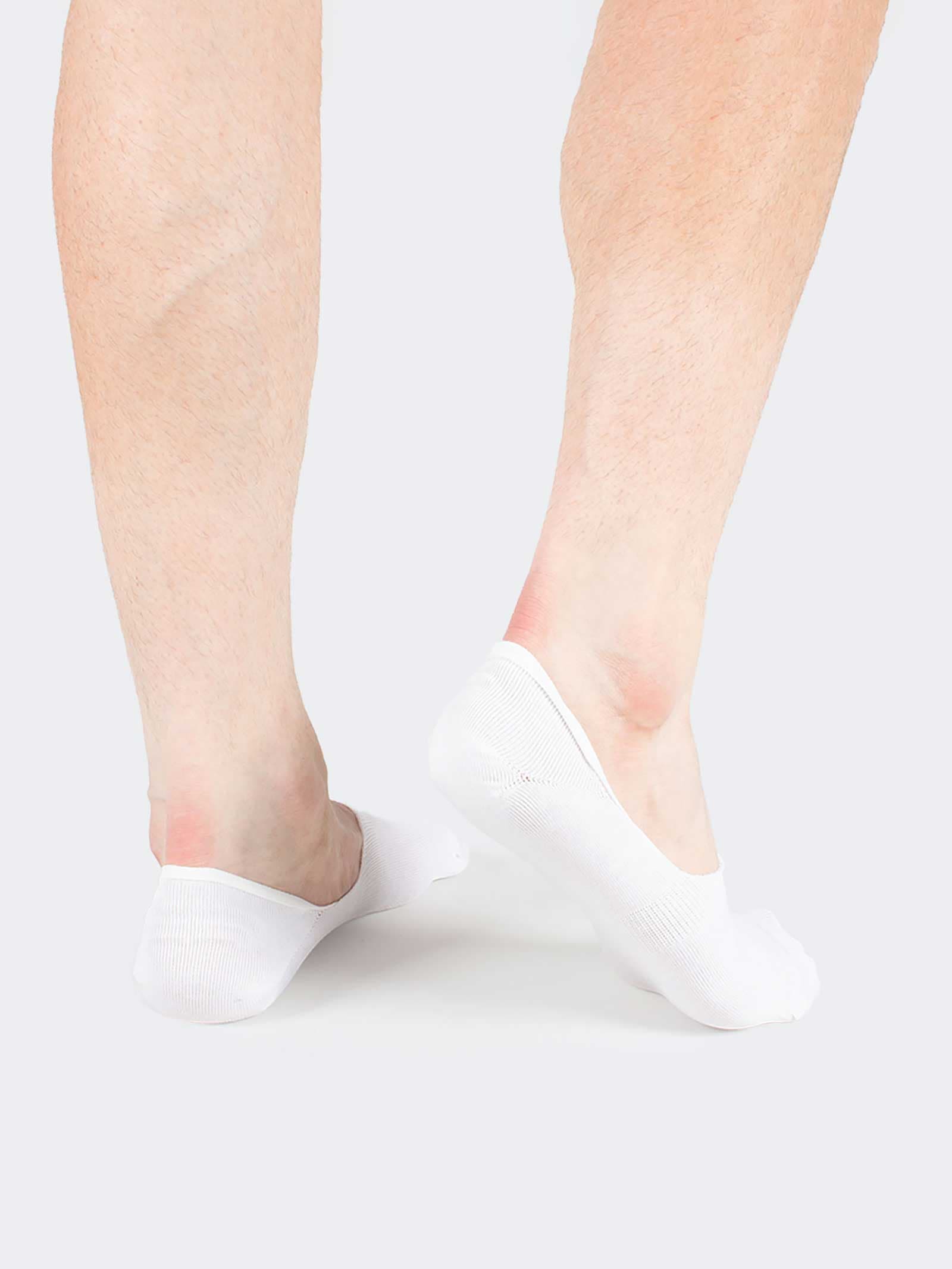 Pisacacas unisex de algodón mercerizado con talón antideslizante - 6 Pares - Image 2