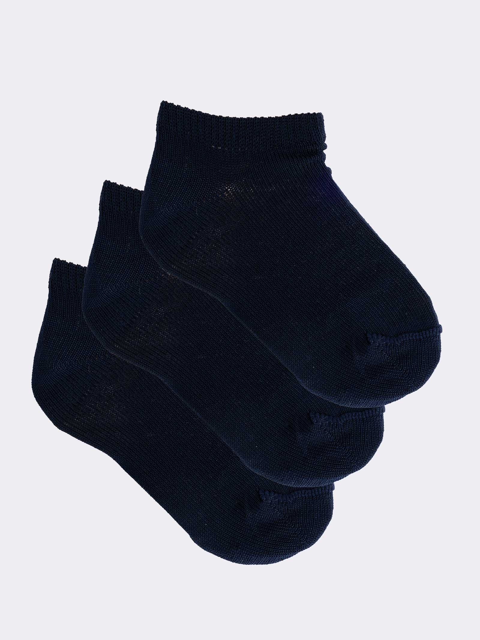 Babysocken Füßlinge (0-3 Jahre) - 3 Paar Einfarbig Made in Italy