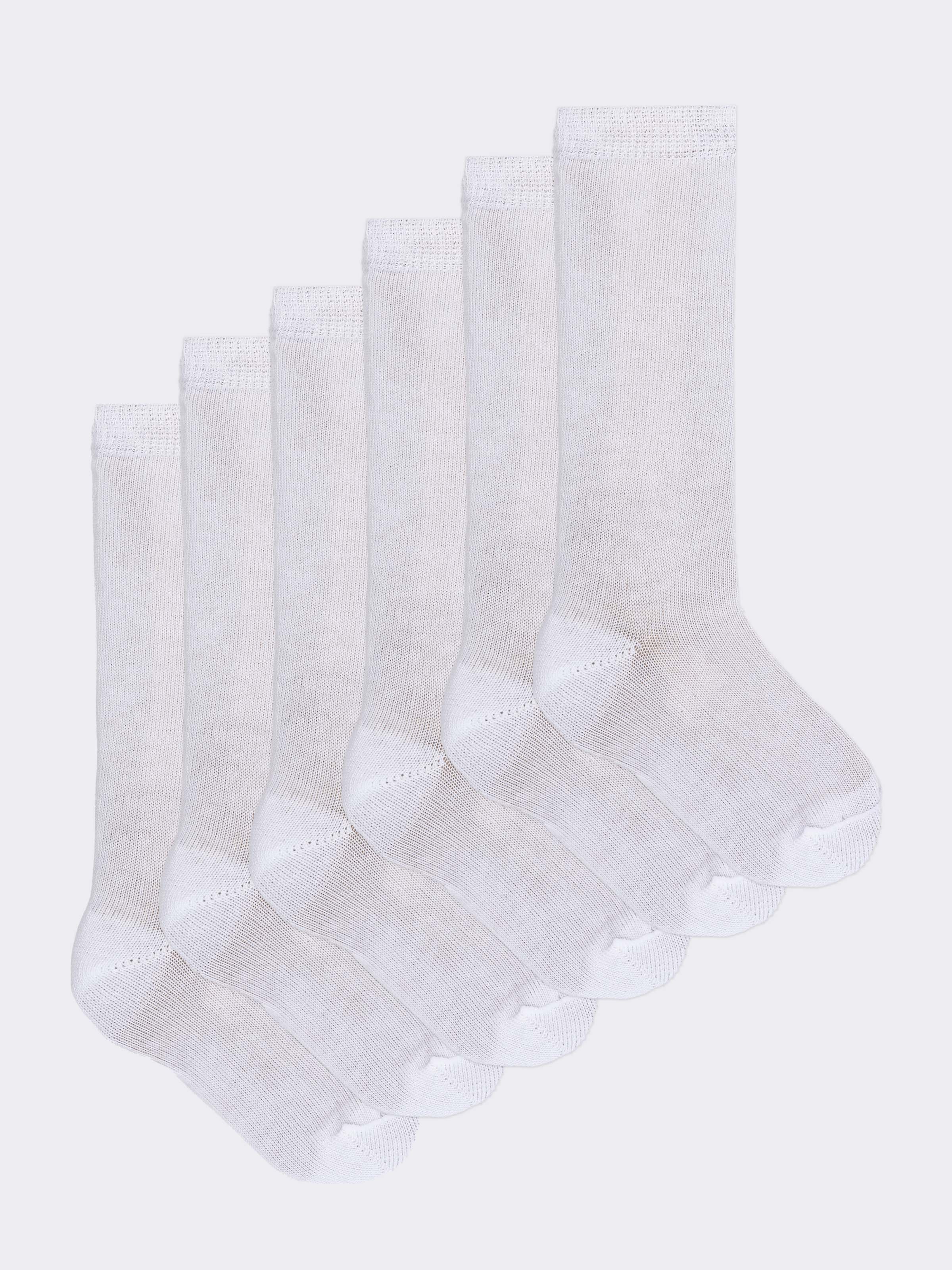 Lot de 6 Paires de Chaussettes Longues Bébé en Coton Chaud - Fabriqué en Italie - Image 1