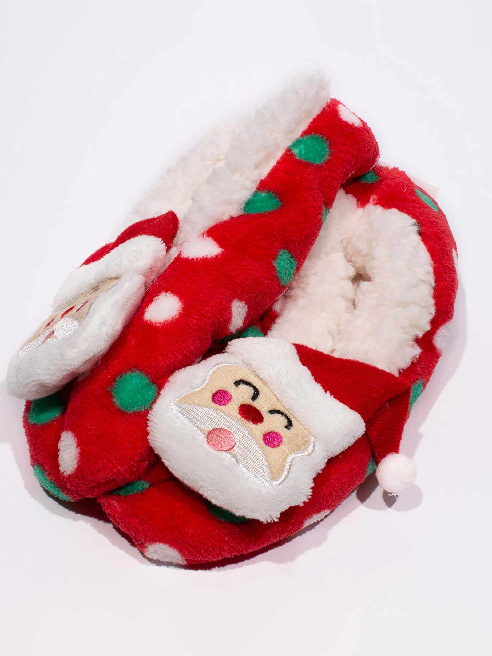 Kids Christmas Slippers - Soft Winter House Shoes - Image 1