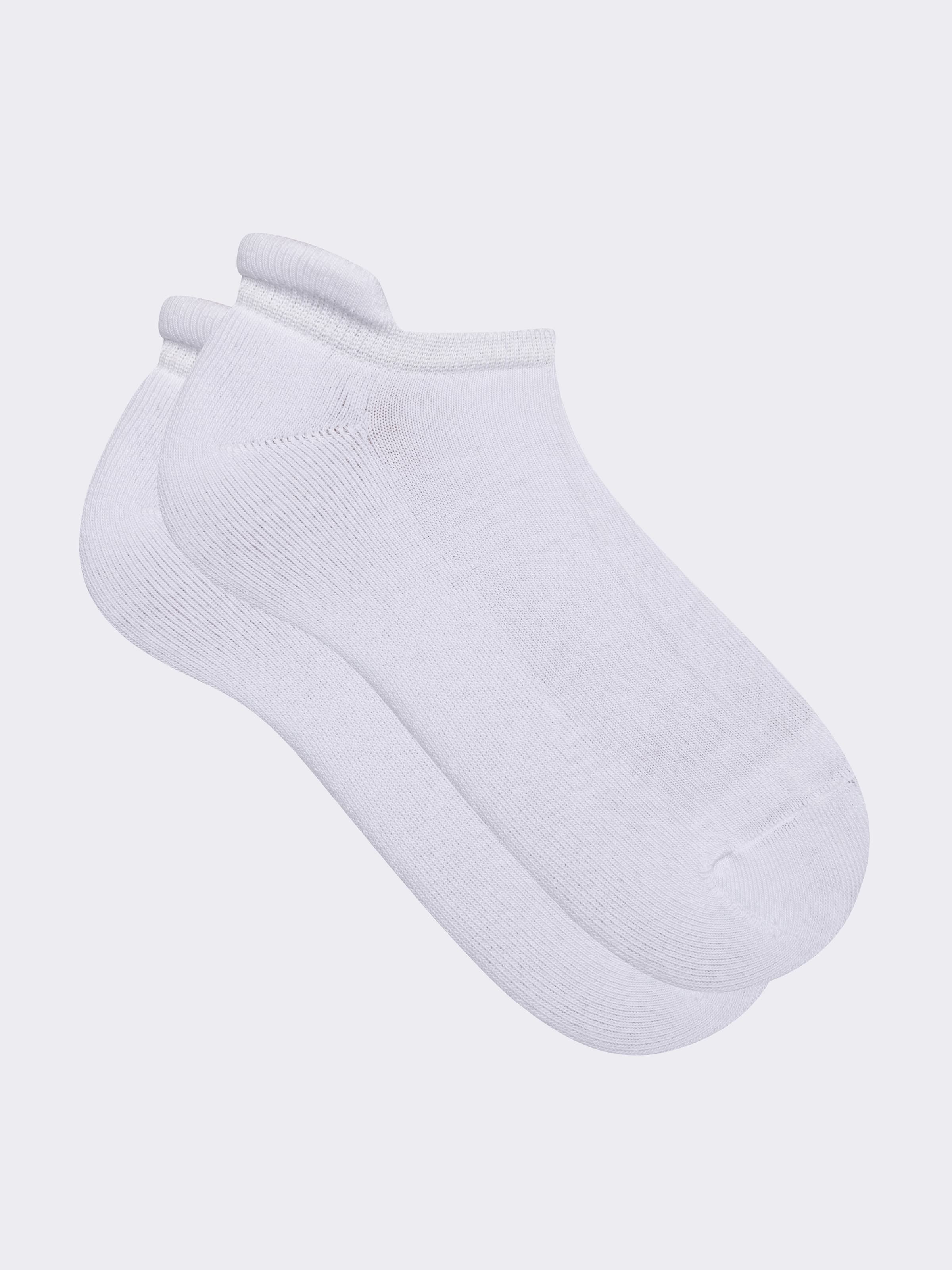 Socquettes Invisibles Coton Stretch Confort uni - Image 1