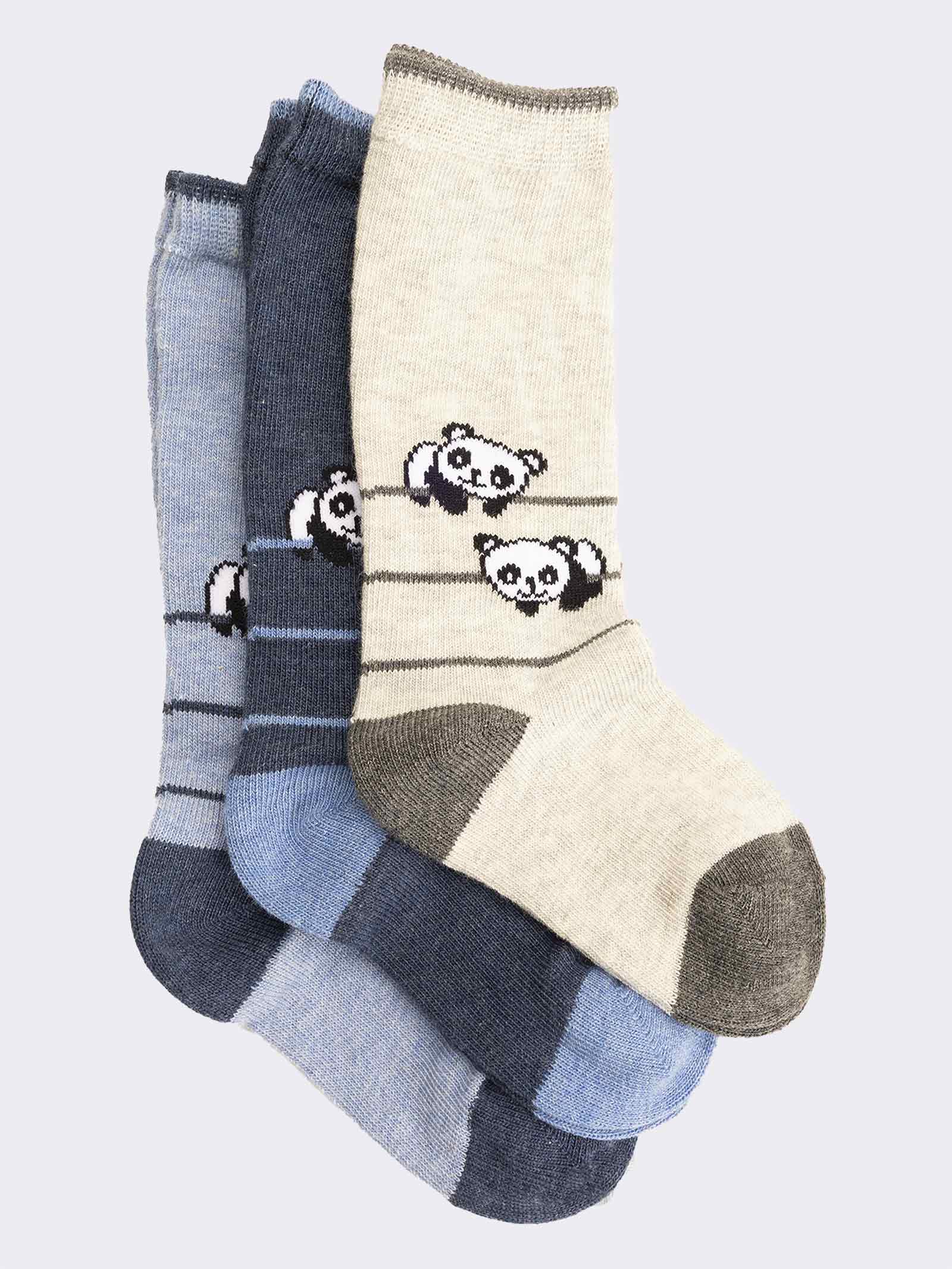 Calcetines Largos para Bebé con Diseños de Animales - Algodón Cálido