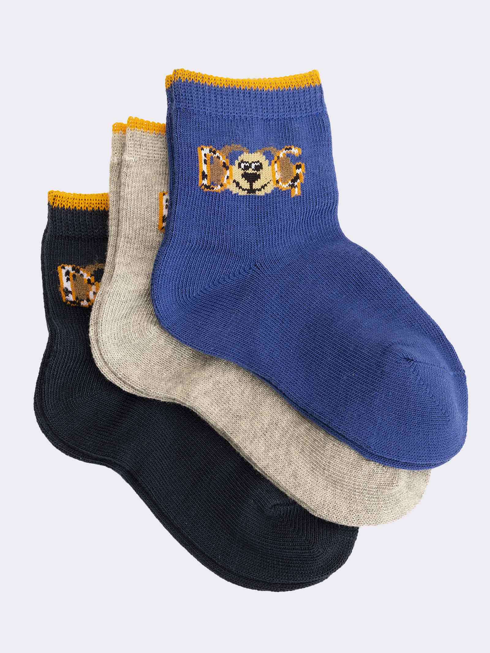 Calcetines Cortos de Bebé en Algodón Cálido con Diseño de Animales