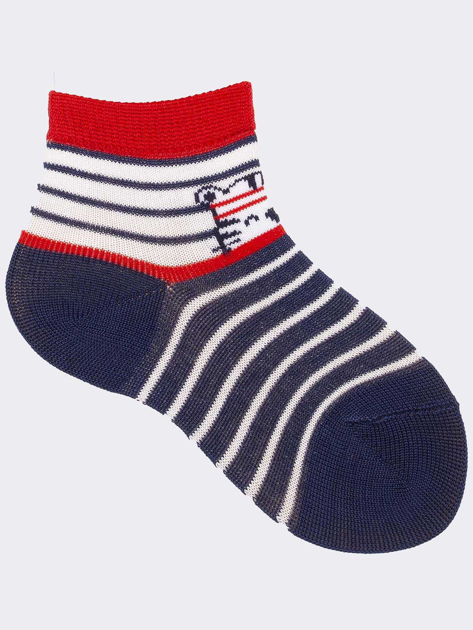 Baby Striped Ankle Socks - Modern and Comfortable Design