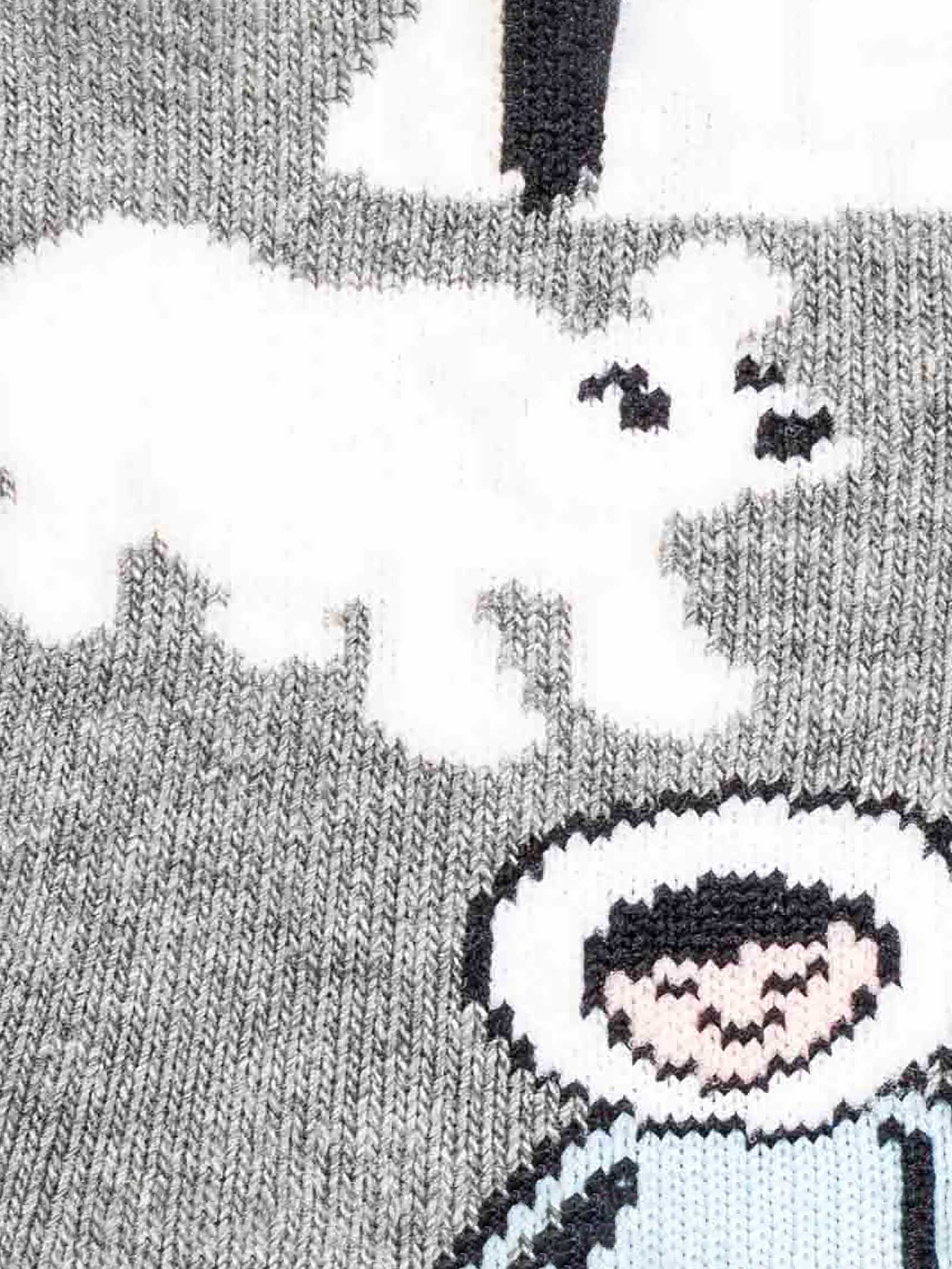 Baby Winter Socks with Polar Bear - fun Pattern in Warm Cotton - Image 2