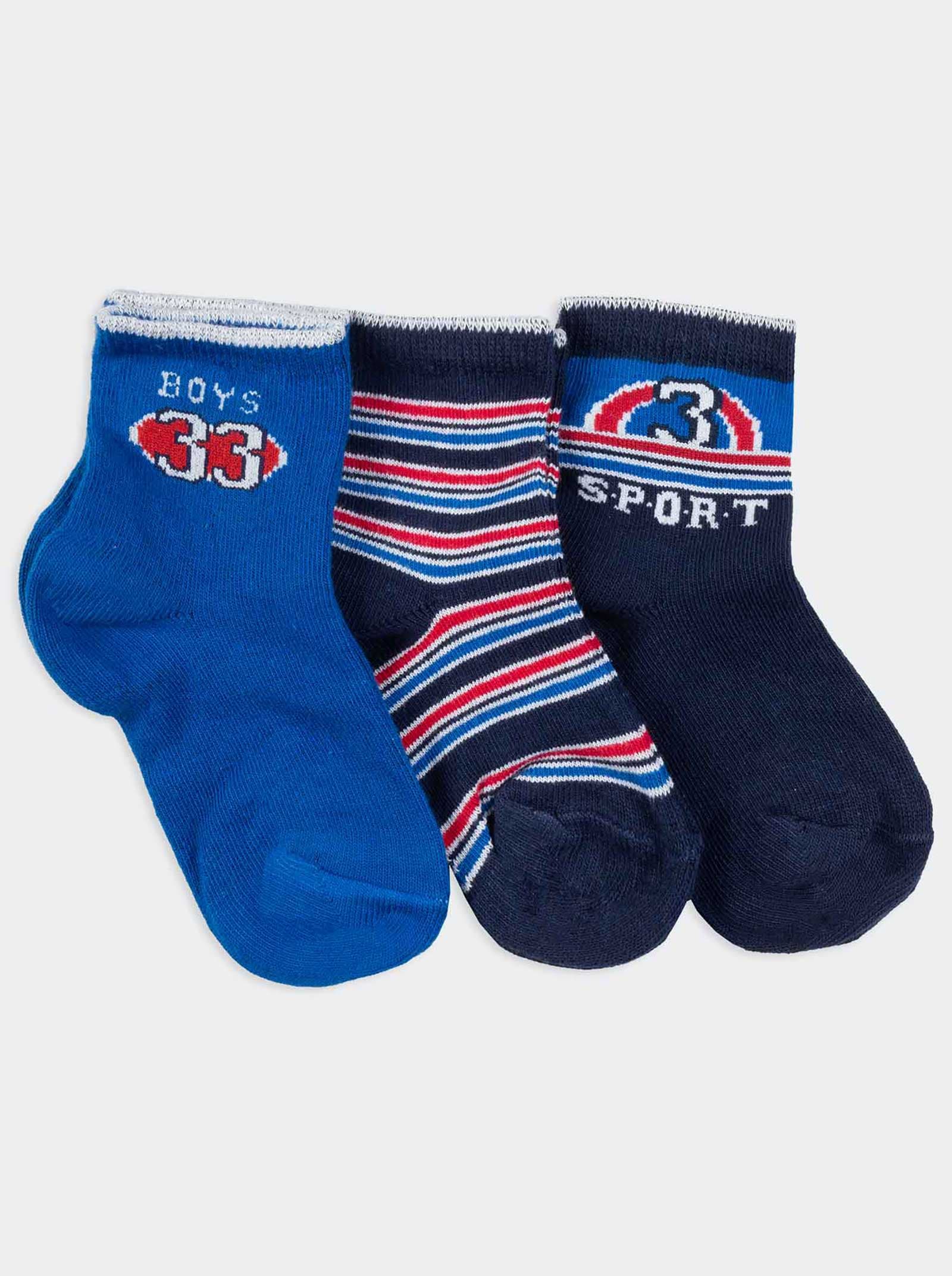 Chaussettes Courtes Fantaisie en Coton Chaud pour Bébé - Image 1