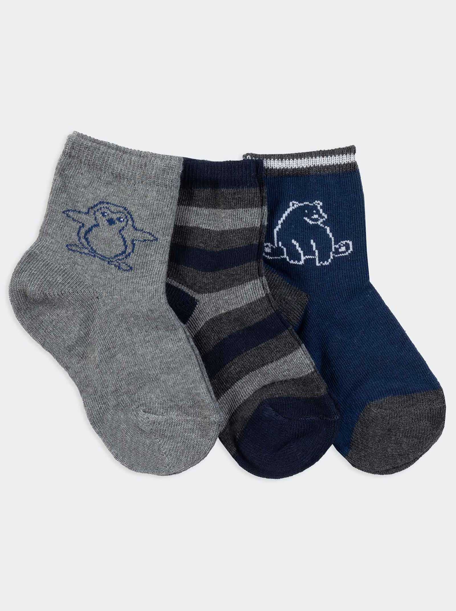 Baby Fantasy Cotton Socks - Short Playful Design Ankle Socks - Image 1