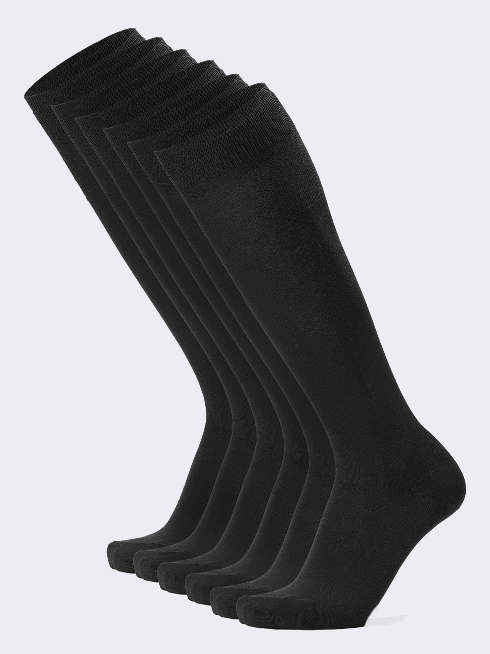 Chaussettes longues 100% fil d'Écosse - 6 Paires - Image 4