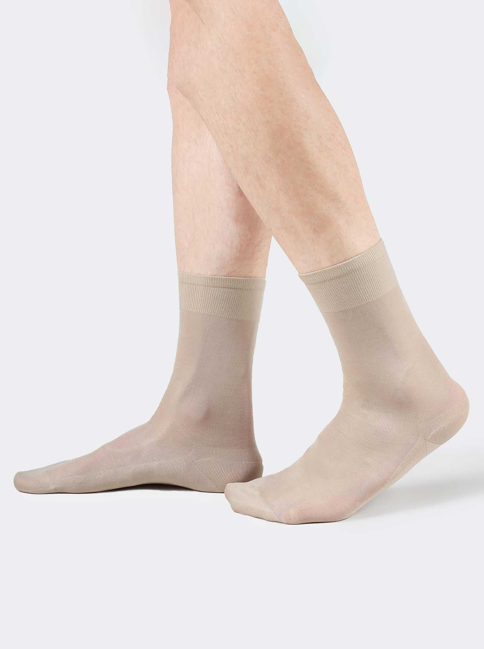 Chiffon-Knöchelsocken aus 100% Baumwolle (Fil d'Ecosse) Made in Italy
