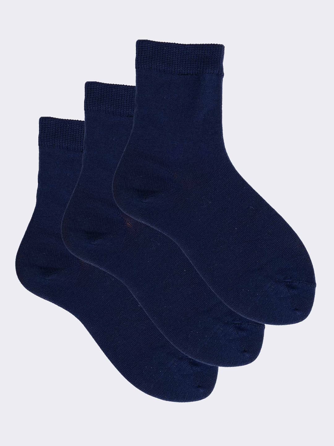 Calzini Corti per Bambino in Fresco Cotone - Design Essenziale