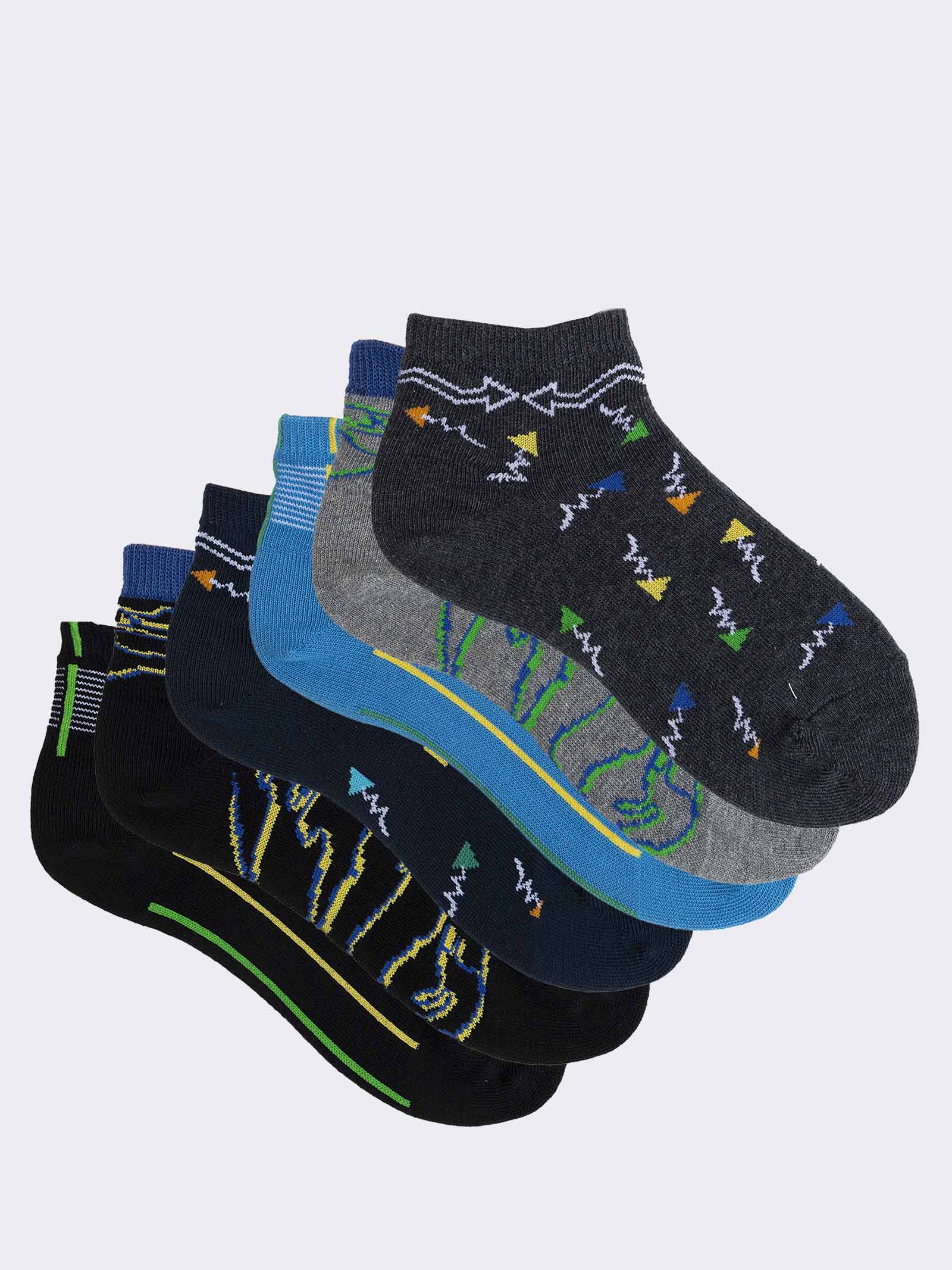 Calcetines Fantasía para Niños en Algodón Cálido - Tobilleros - Image 1