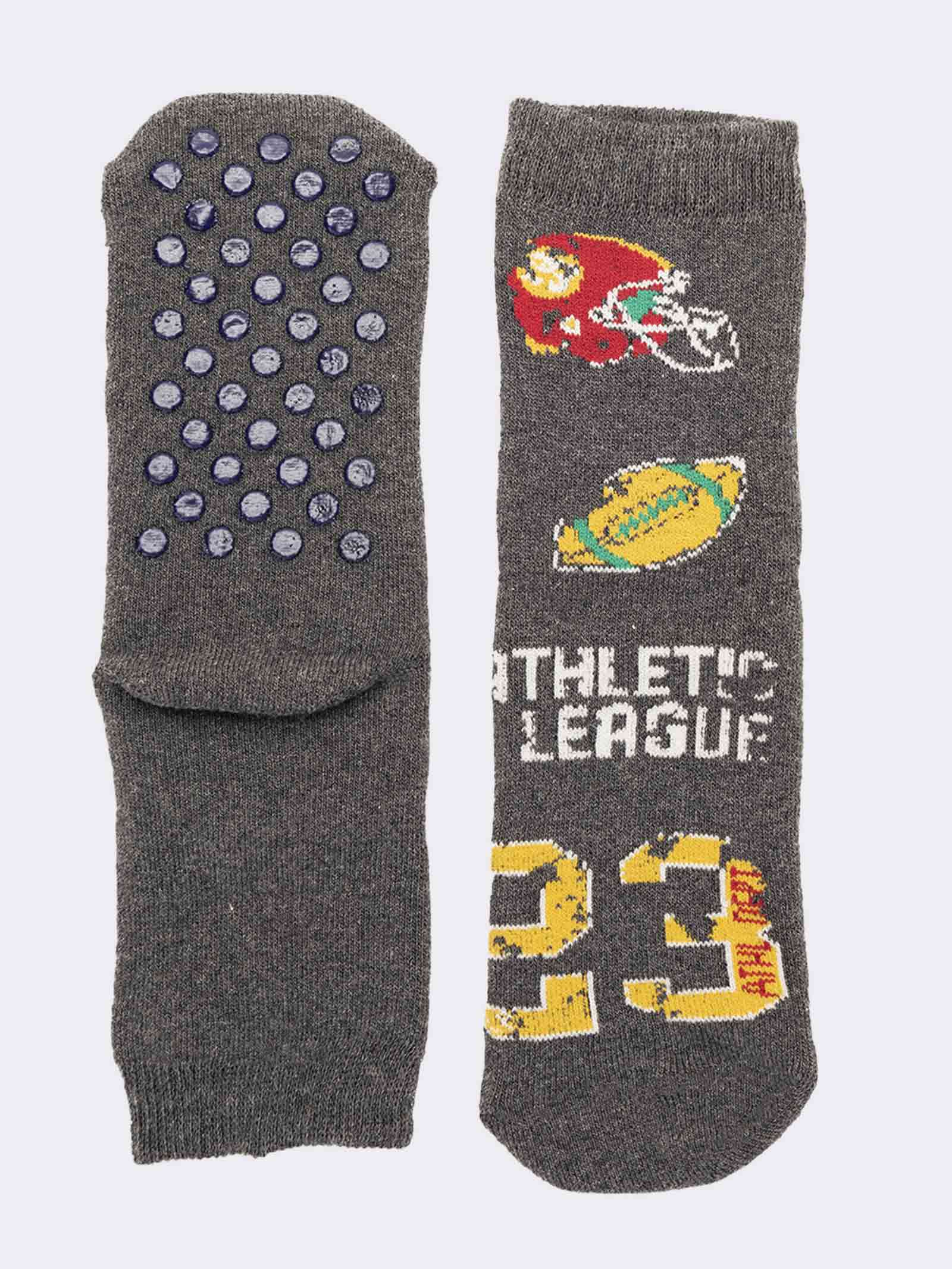 Kinder Sport-Kurzsocken mit Rutschfester Sohle - Image 1