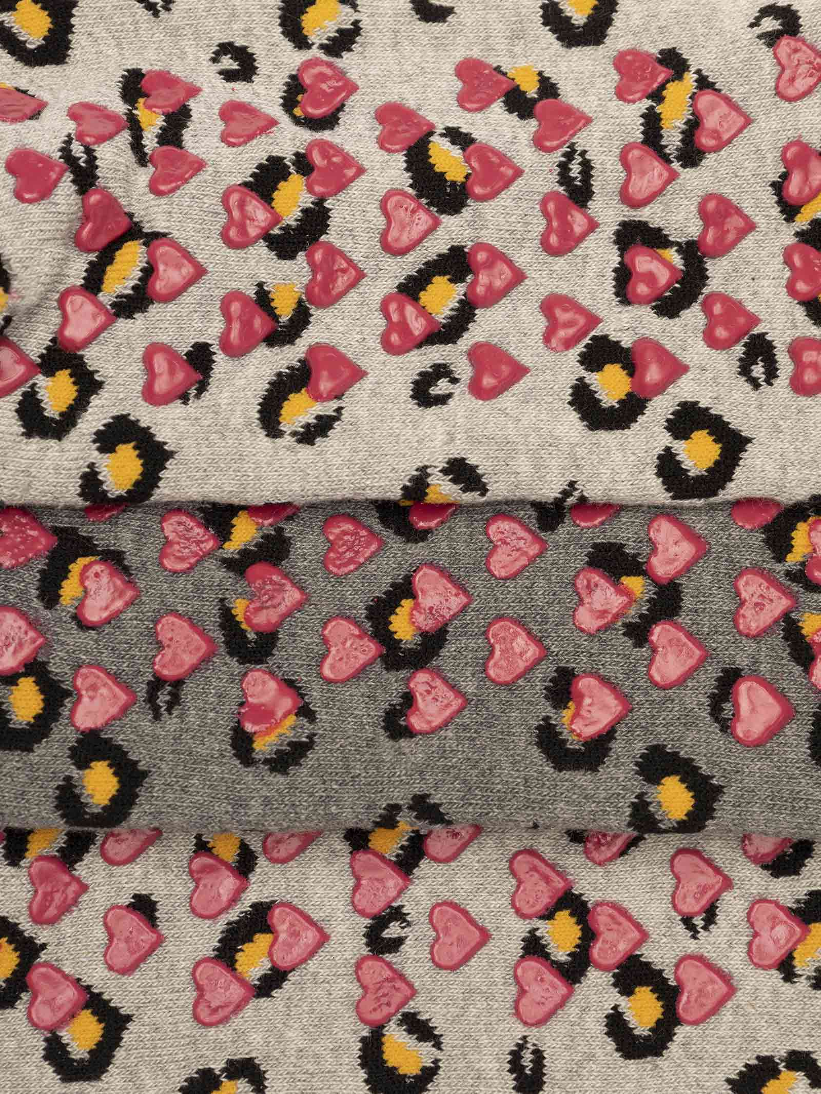 Kids Non-Slip Warm Cotton Socks - Modern Graphic Design - Image 2