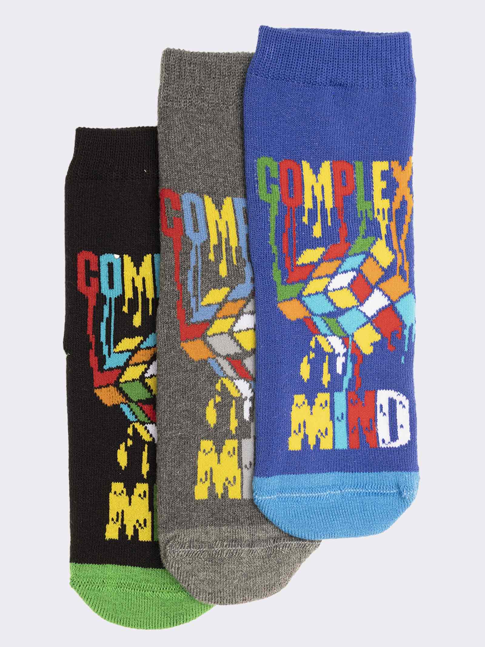 Kinder Rutschfeste Kurzsocken aus Warmem Baumwolle - Image 1