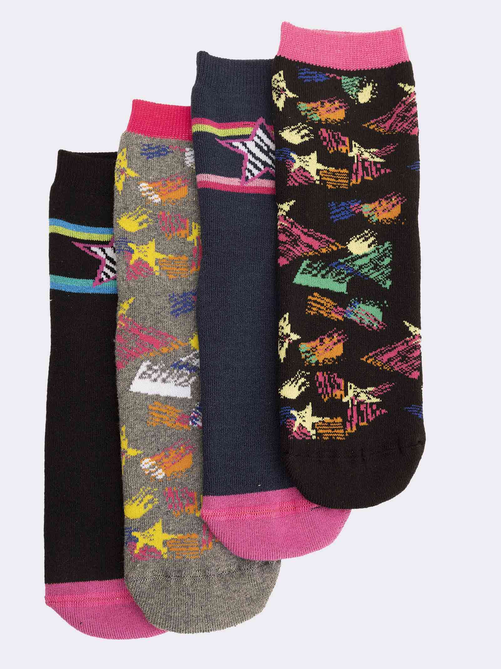 Warme Baumwoll-Antirutschsocken für Mädchen - Image 1