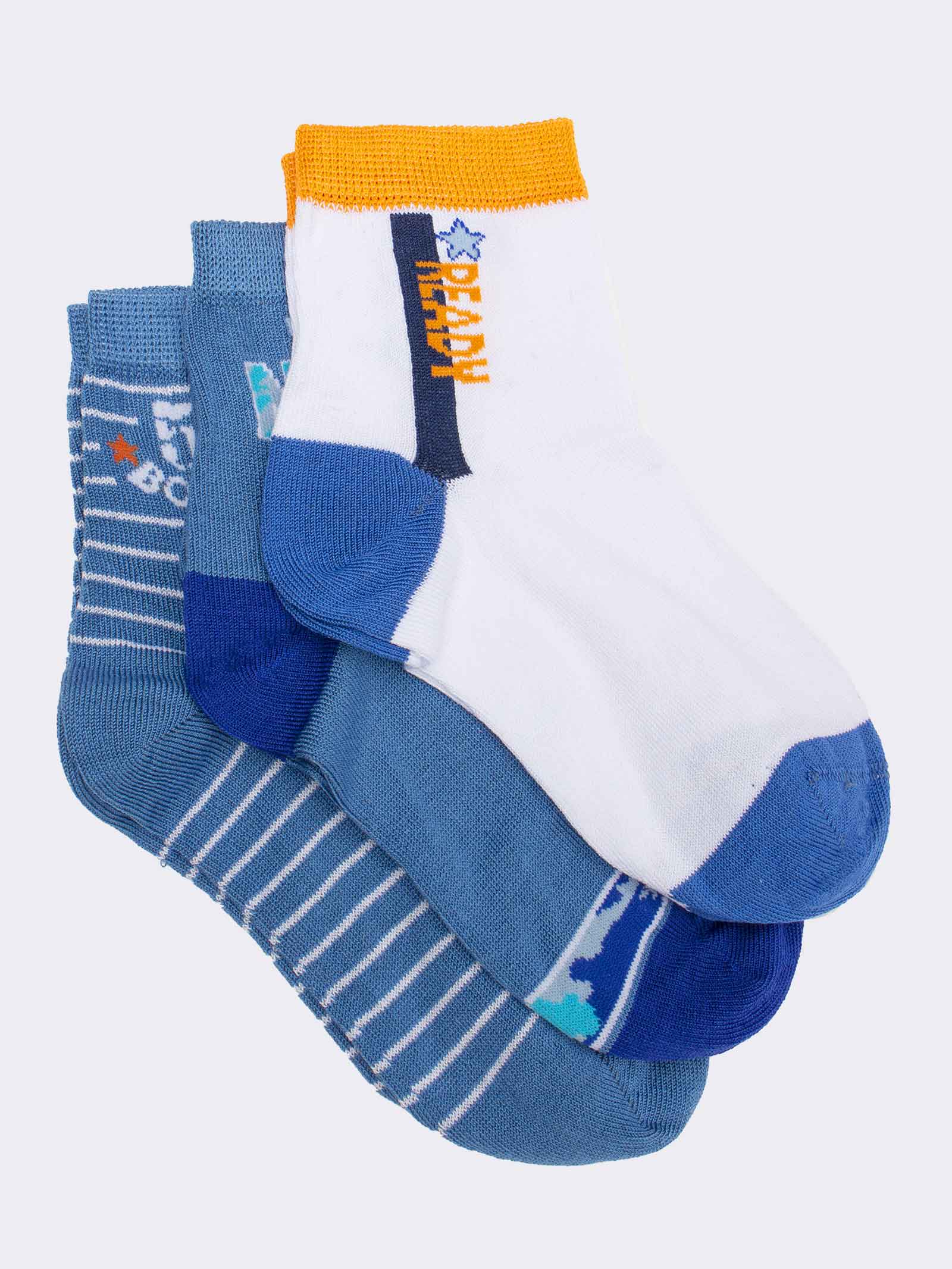 Kids' Fancy Short Socks - Vibrant and Comfortable Design - Image 1