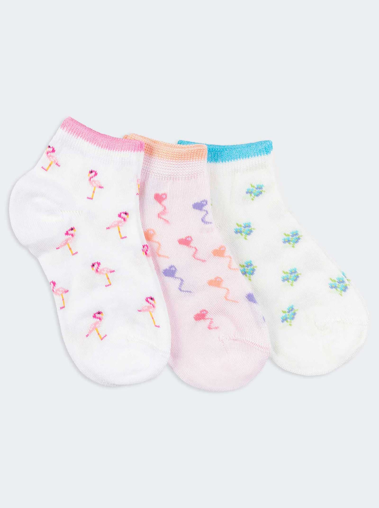 Mädchen Kurze Mustersocken - Verspieltes und Buntes Design - Image 1