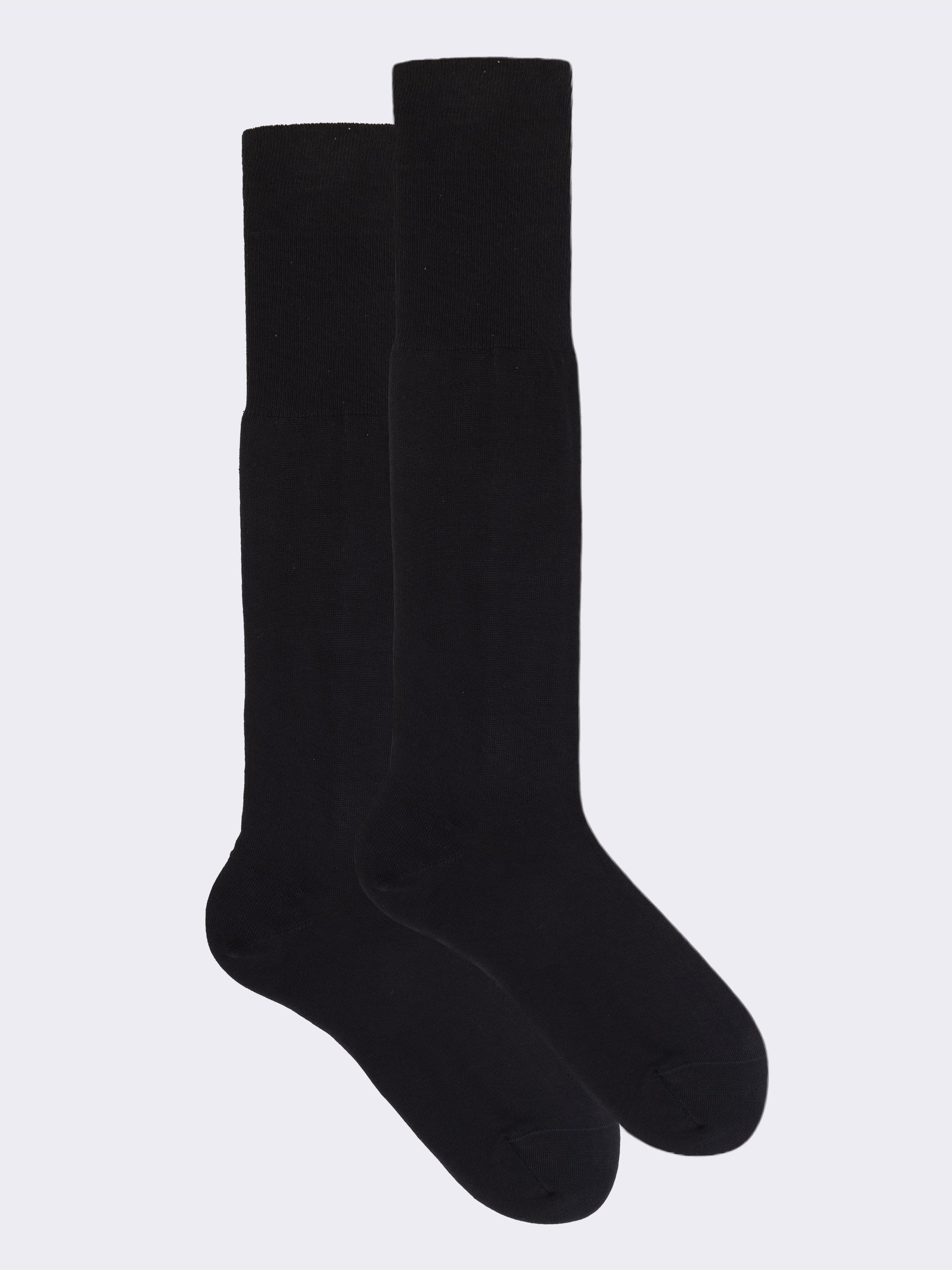 Calcetines largos piqué de algodón caliente Tactel transpirable - Hecho en Italia - Image 1