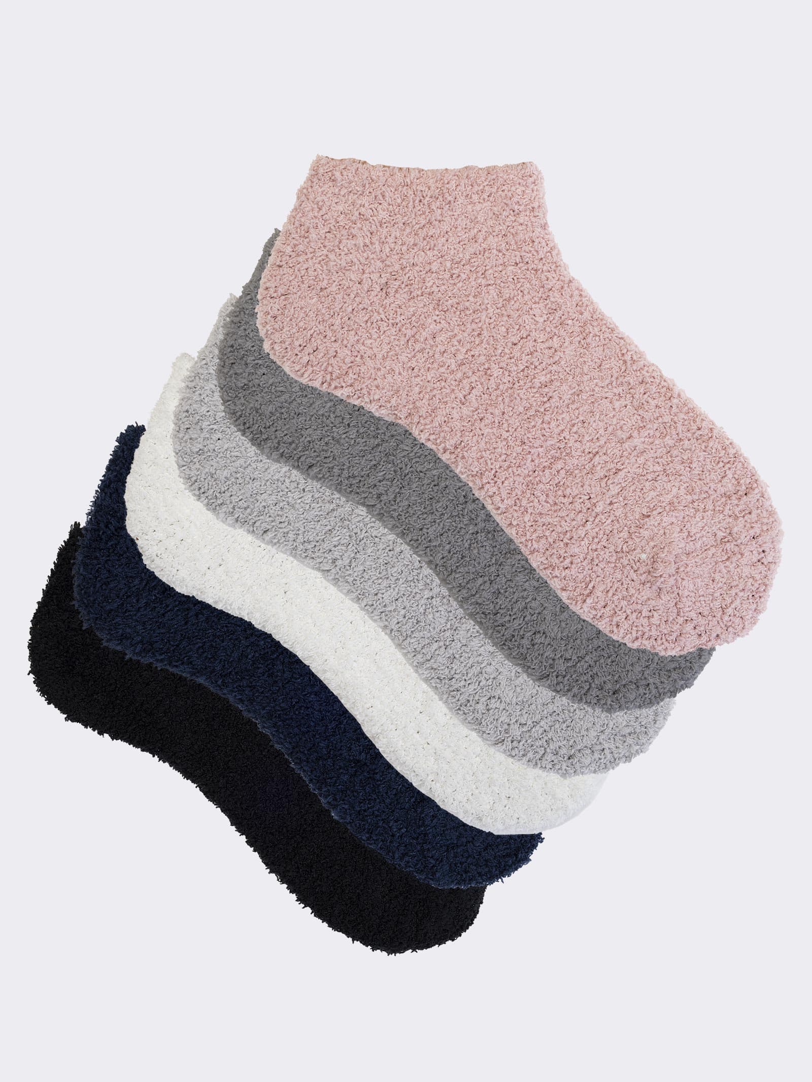 Kurze Damen-Socken aus Frottee - Weiche und Bequeme Passform