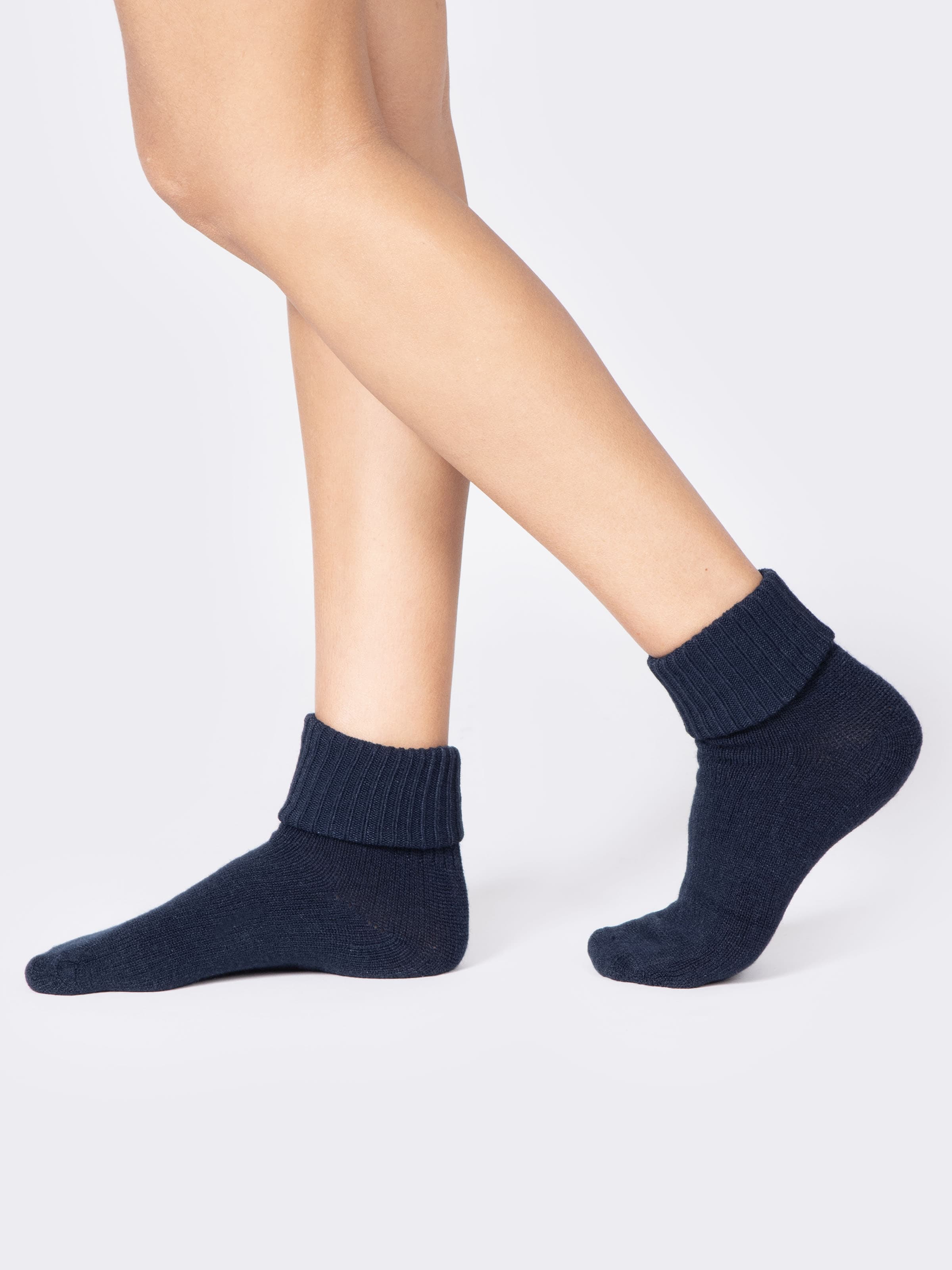 Damen Kurzsocken mit Umschlag - Weich und Komfortabel für den Alltag