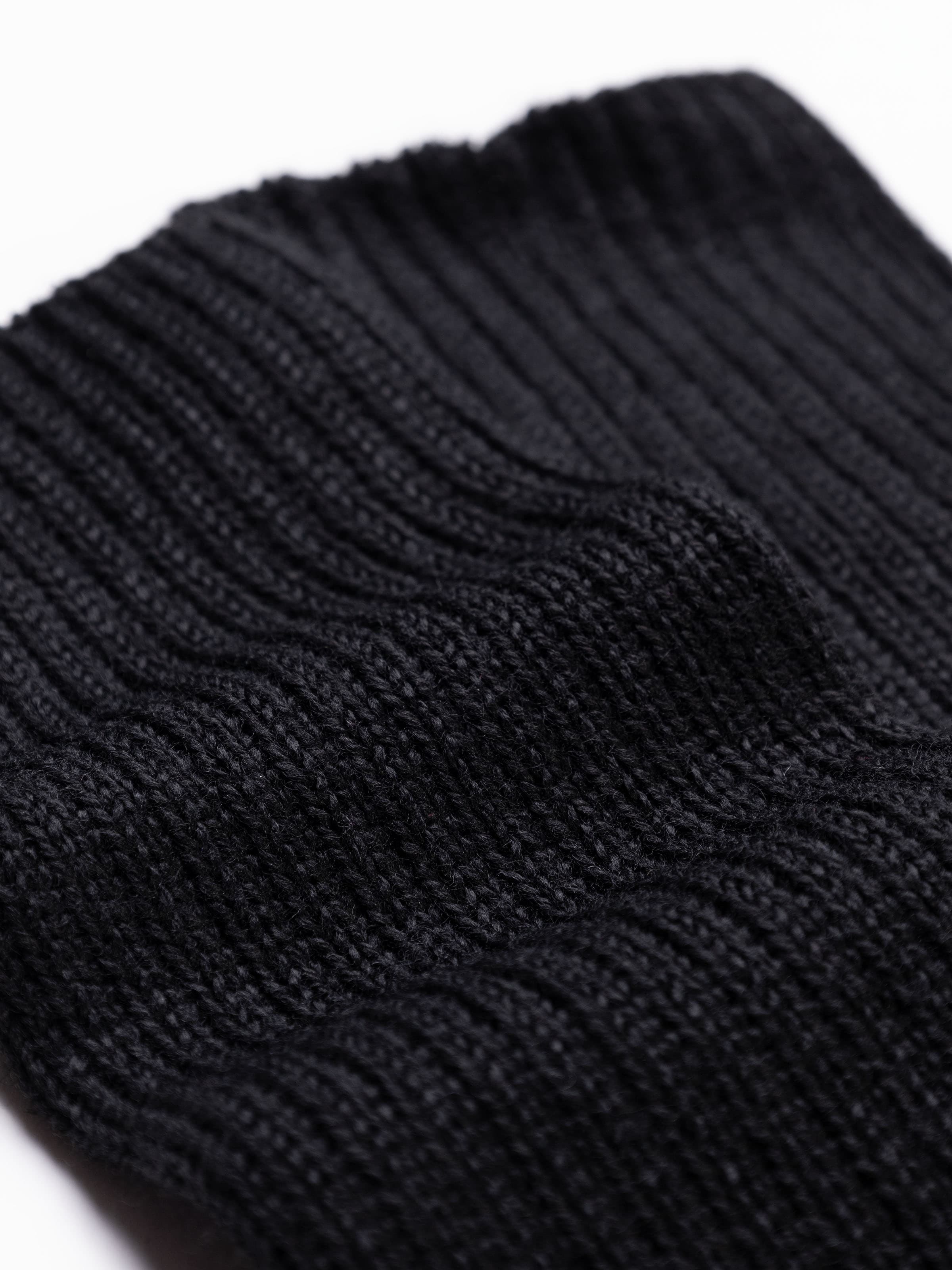 Men's Long Thick Wool Ribbed Socks - Made in Italy - Image 2
