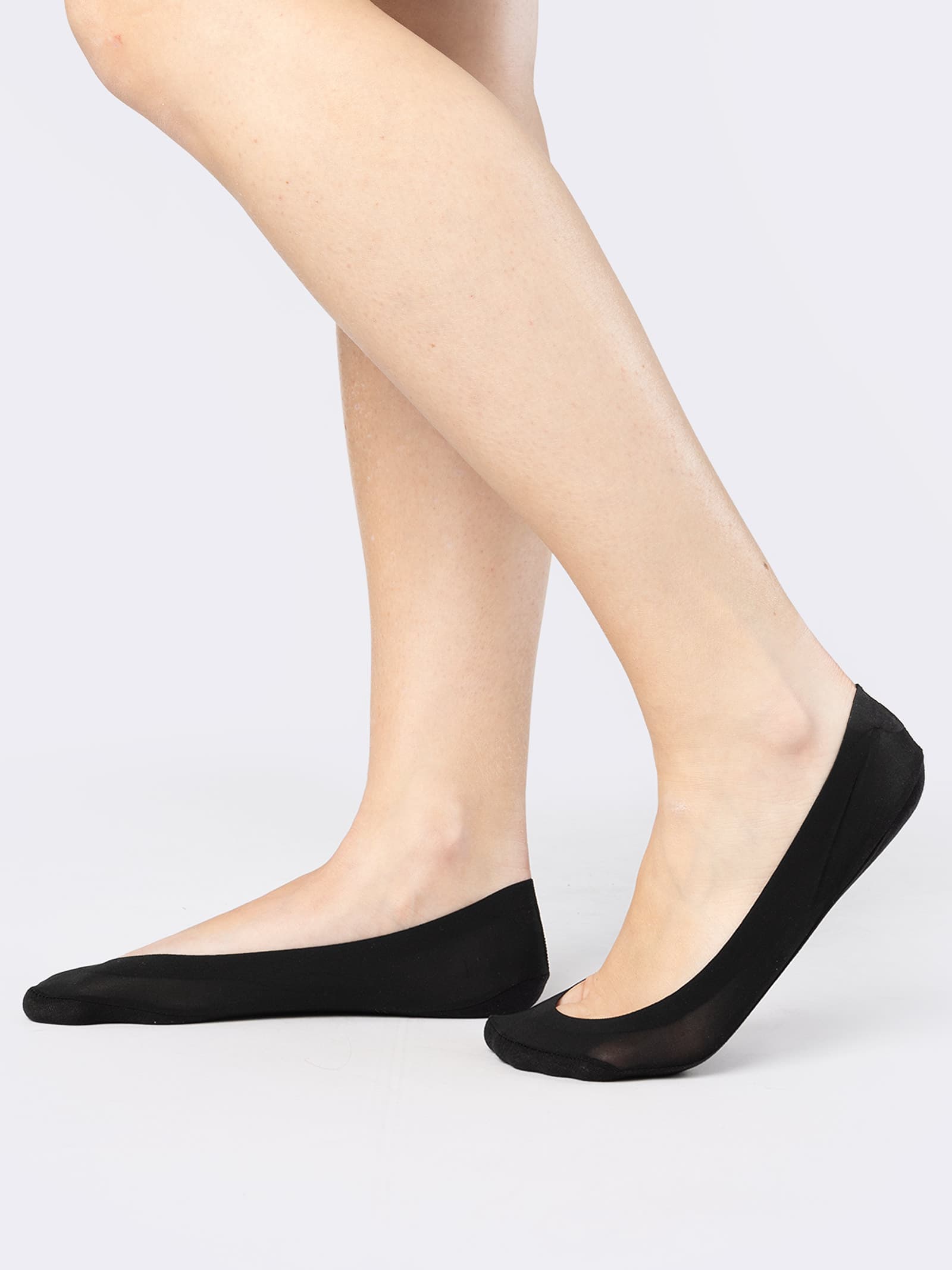 Calcetines Invisibles para Mujer con Corte Láser y Talón Antideslizante