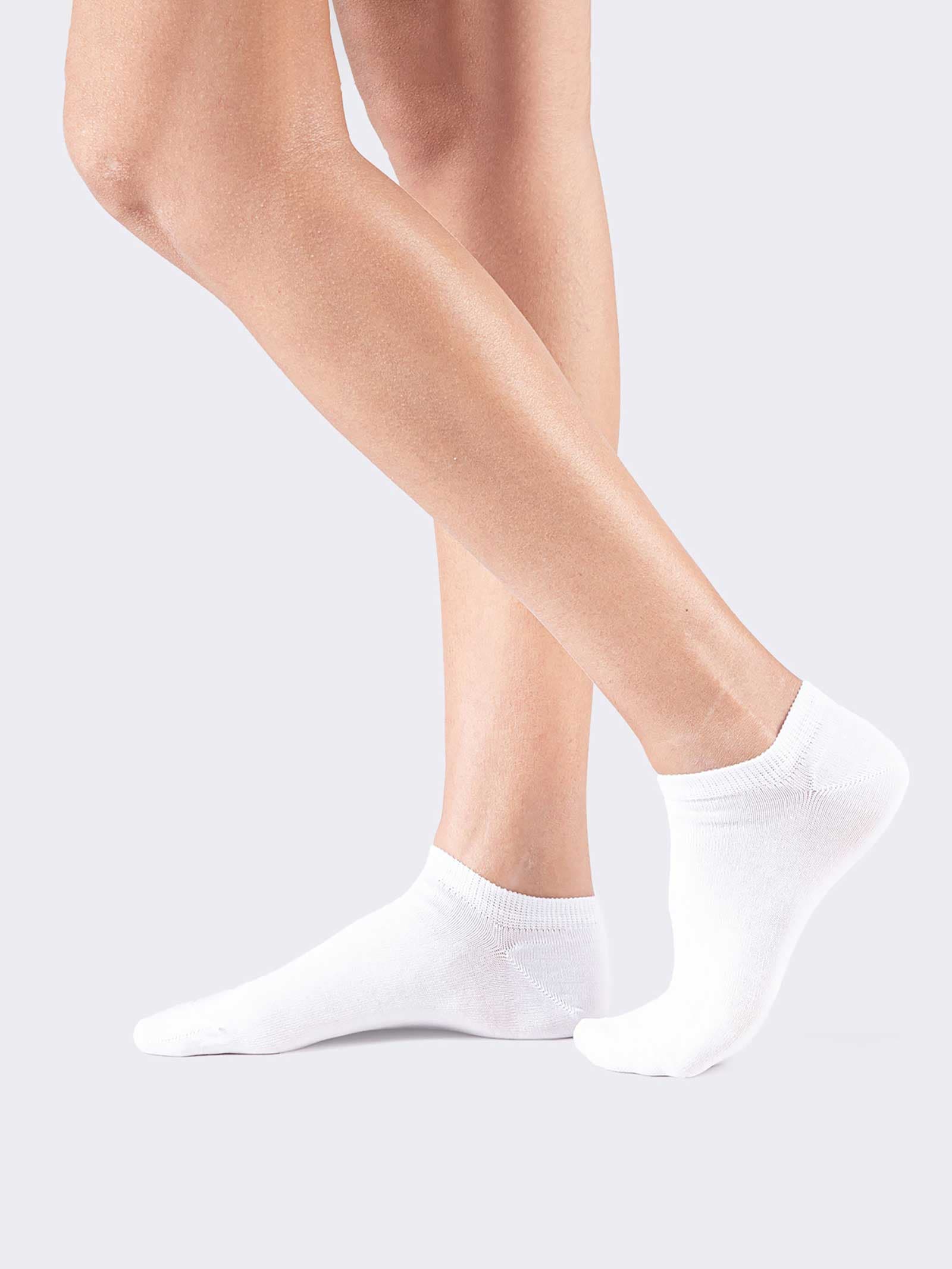 Damen Sneakersocken aus Frischer Baumwolle Made in Italy - Image 1
