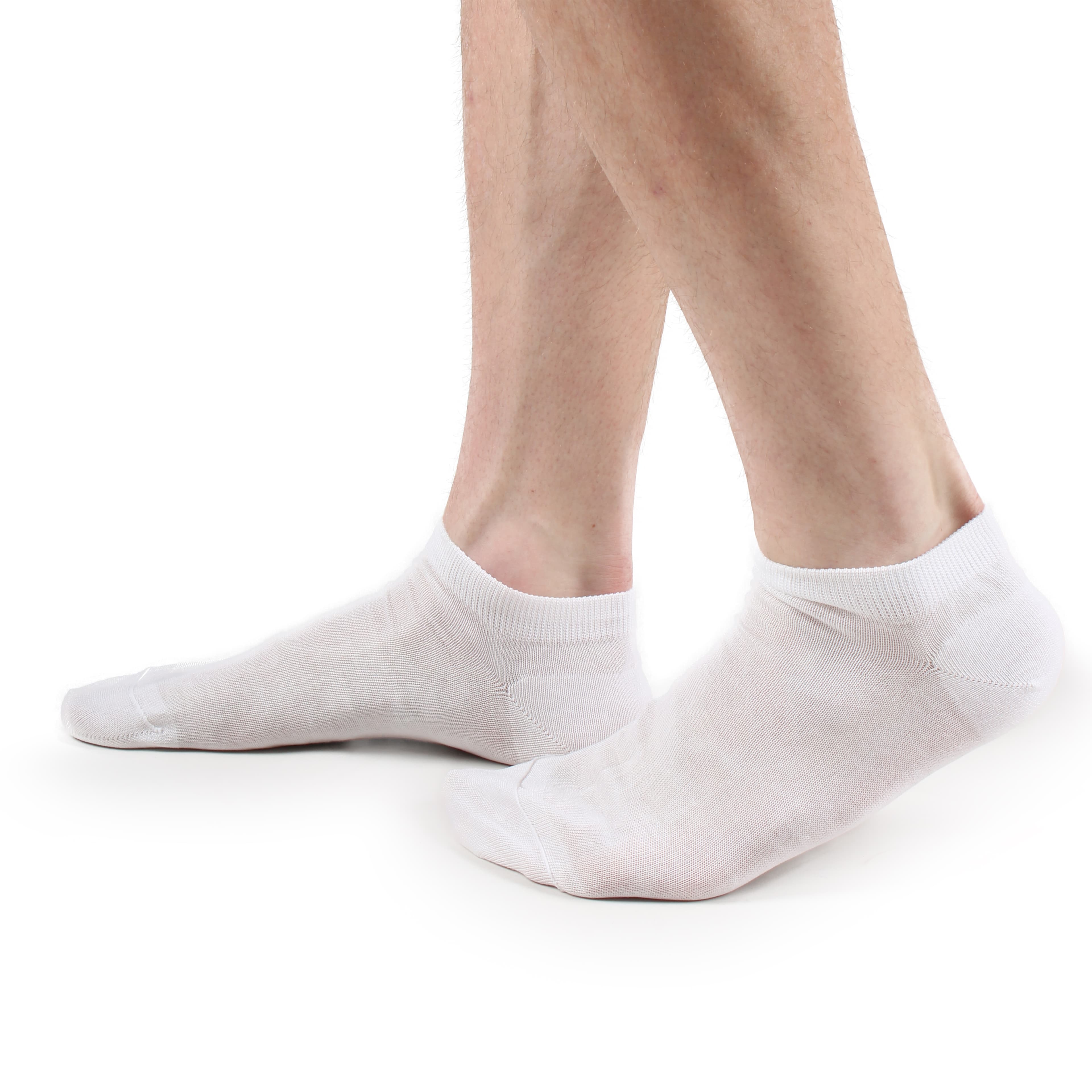 100% Lisle Cotton No-Show Socks - Made in Italy - Image 1