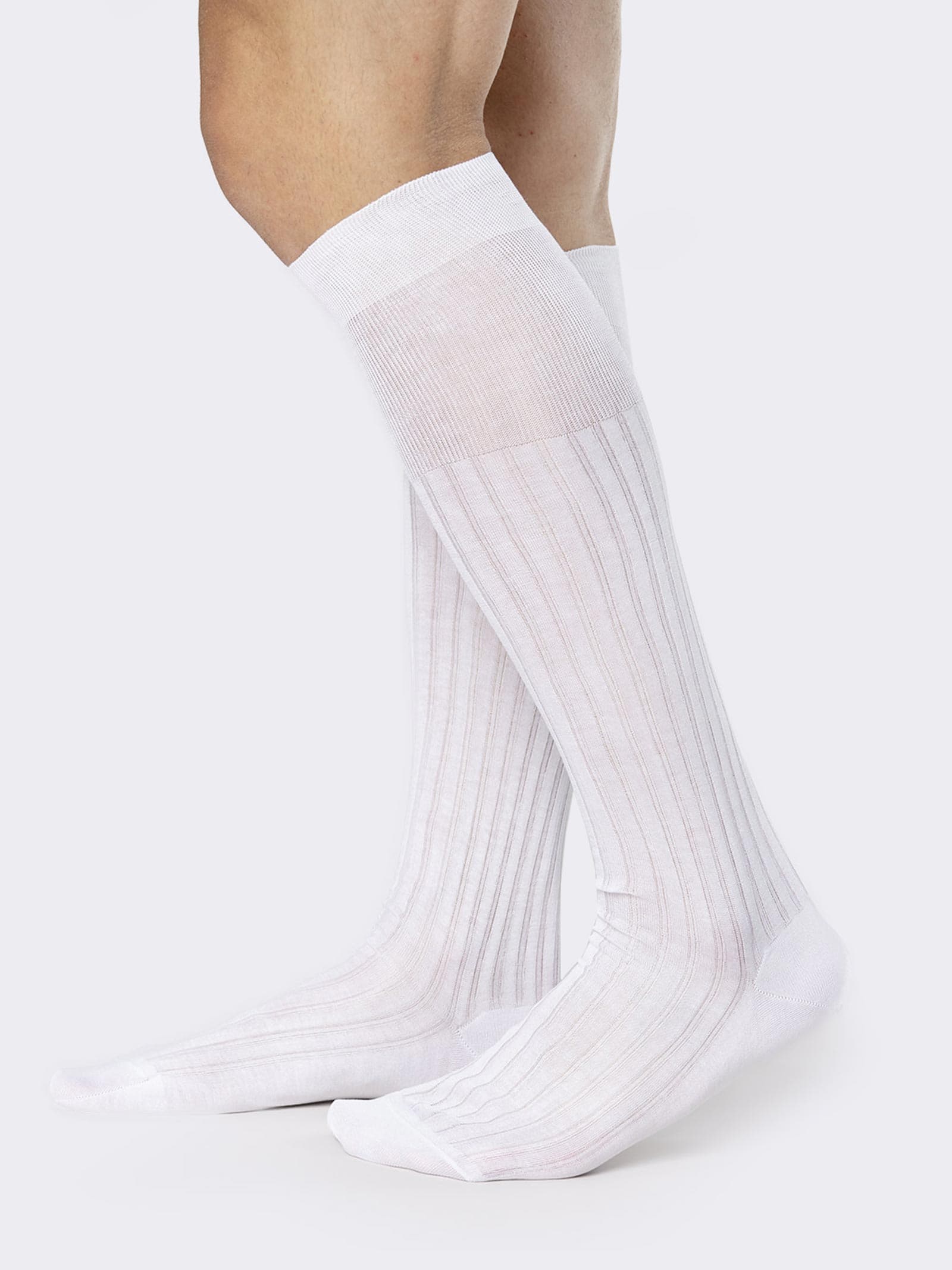 Elegante Herren Breitrippsocken aus Schottischem Garn - Image 1
