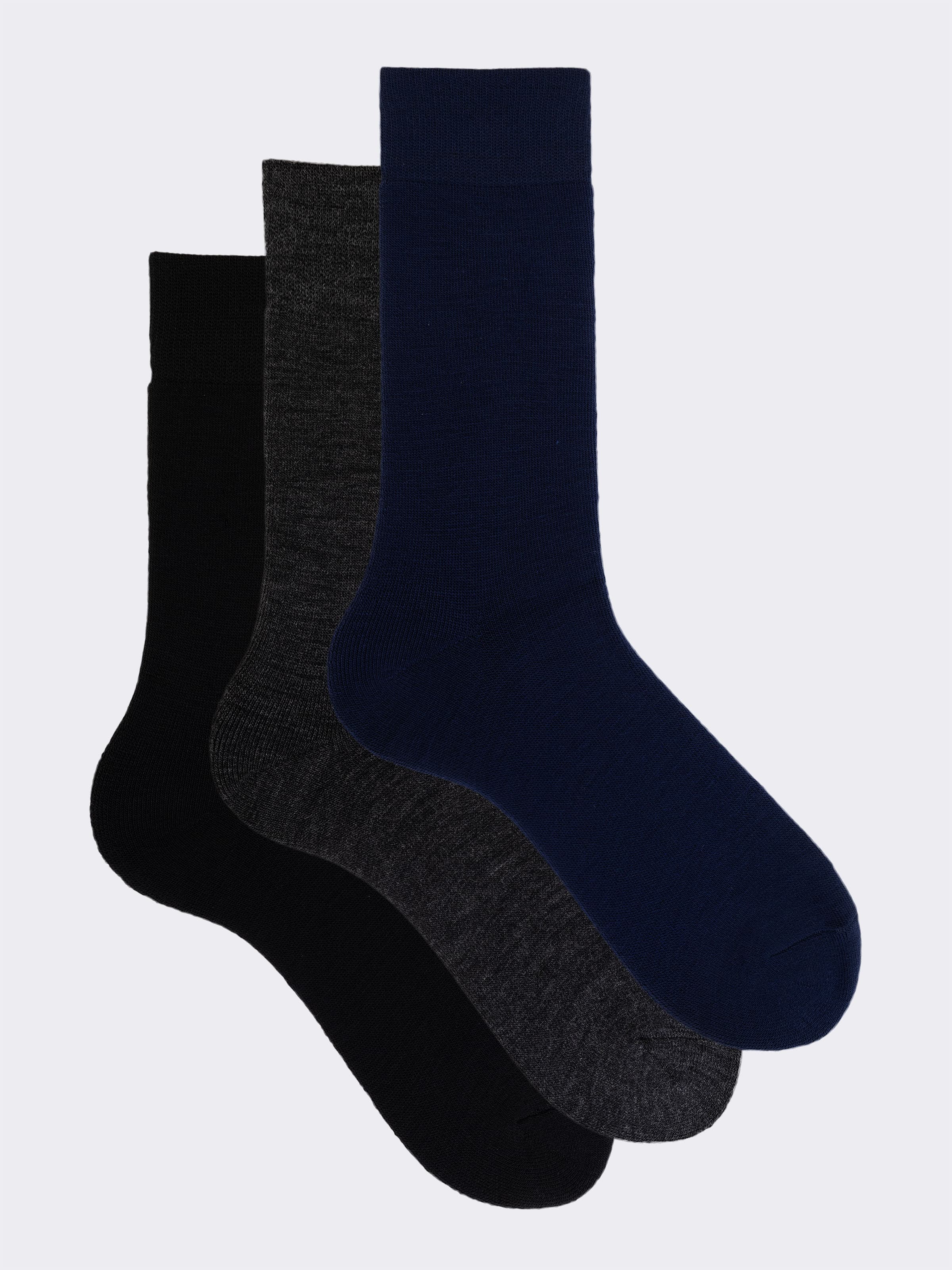 3er-Pack Herren Winter-Kurzsocken aus Fleece - Warm und Komfortabel