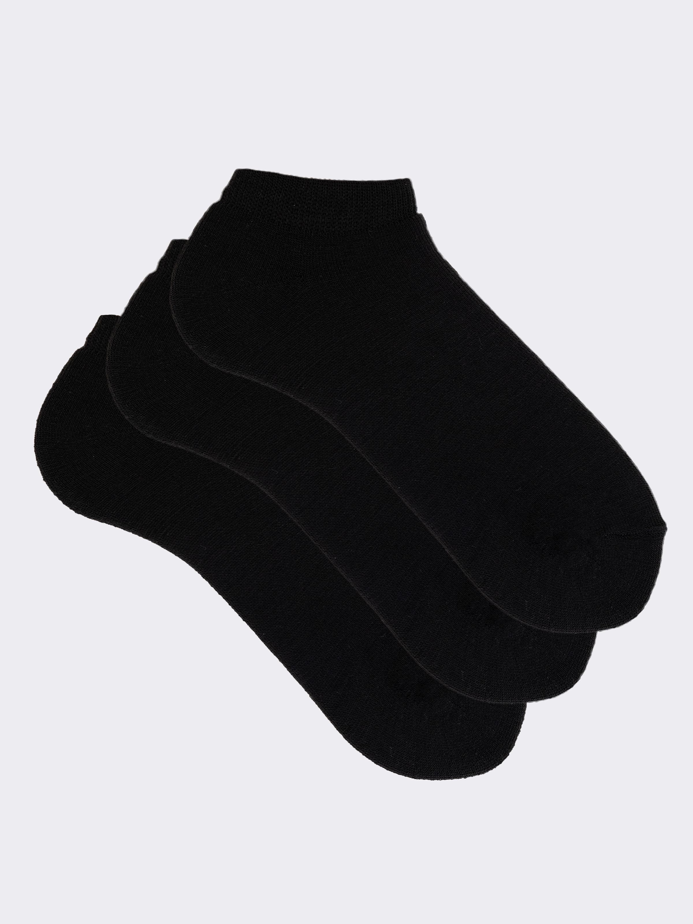 3-Pack Men's Fleece Sneaker Socks - Comfortable and Warm - Image 1