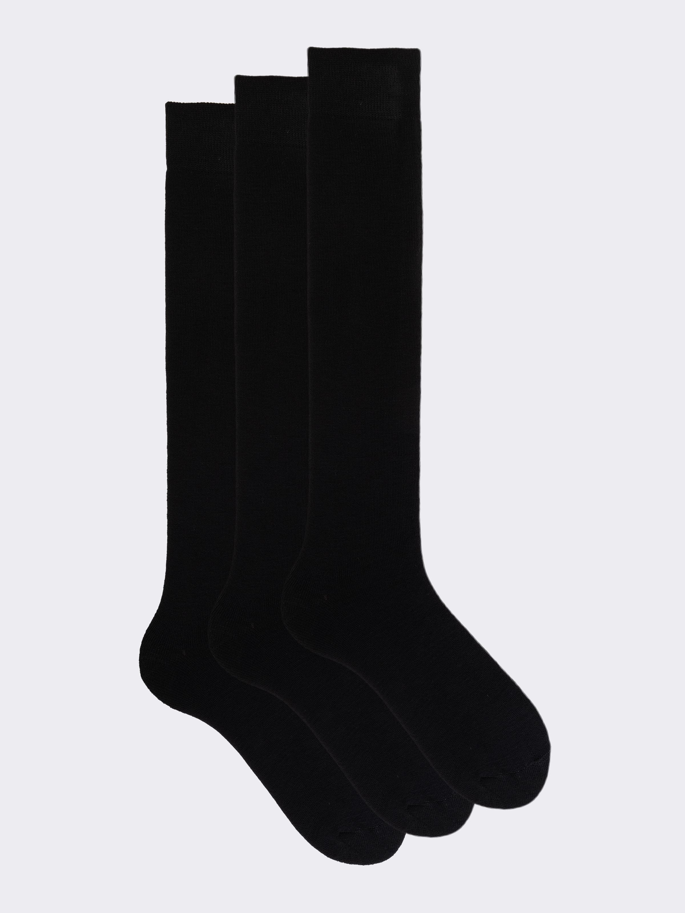 Men's 3-Pack Fleece Thermal Long Socks - Warm and Comfortable Winter Socks - Image 1