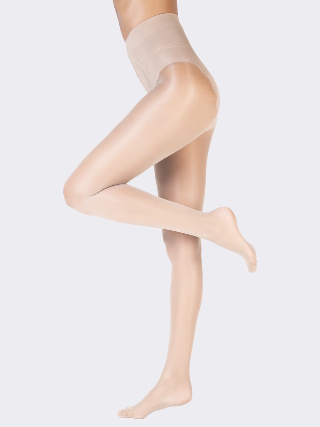 Collant riposante con Fibra Lycra 30 Denari a Compressione Graduata certificata Leg Care Media - Made in Italy