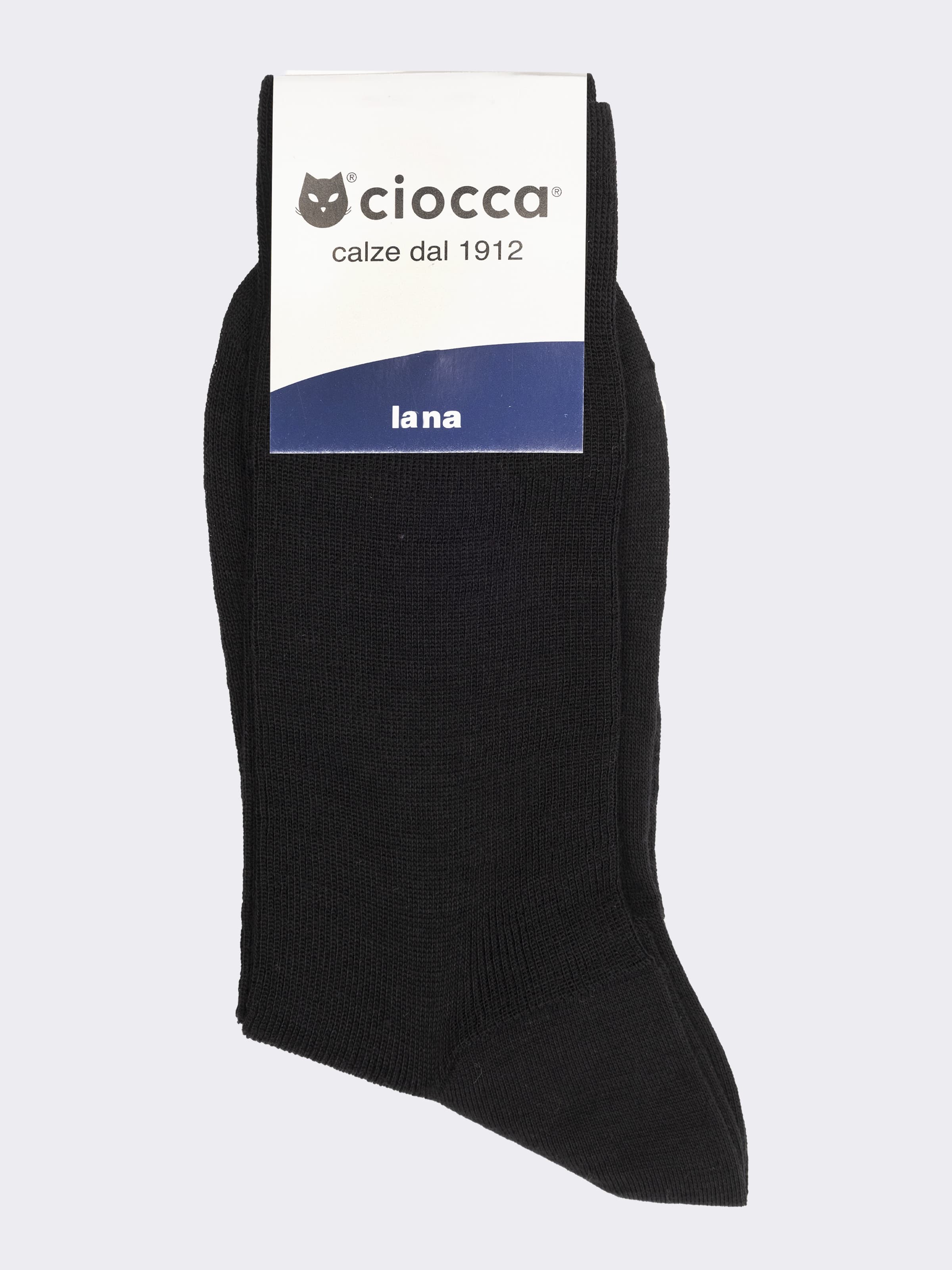Chaussettes courtes maille 1:1 en laine - Fabriquées en Italie - Image 2