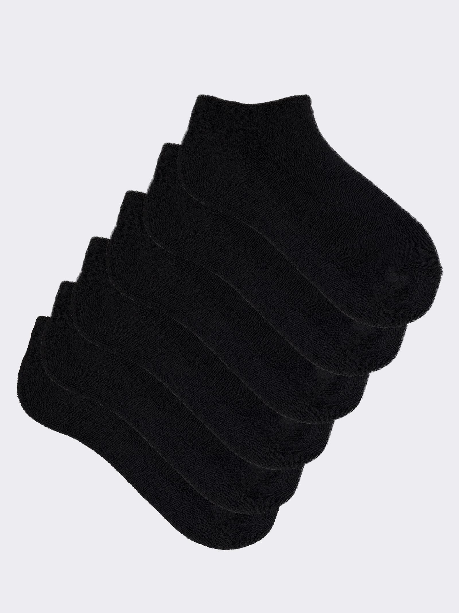 6 Pairs Women's Warm Ankle Socks for Winter Casual Wear - Image 1