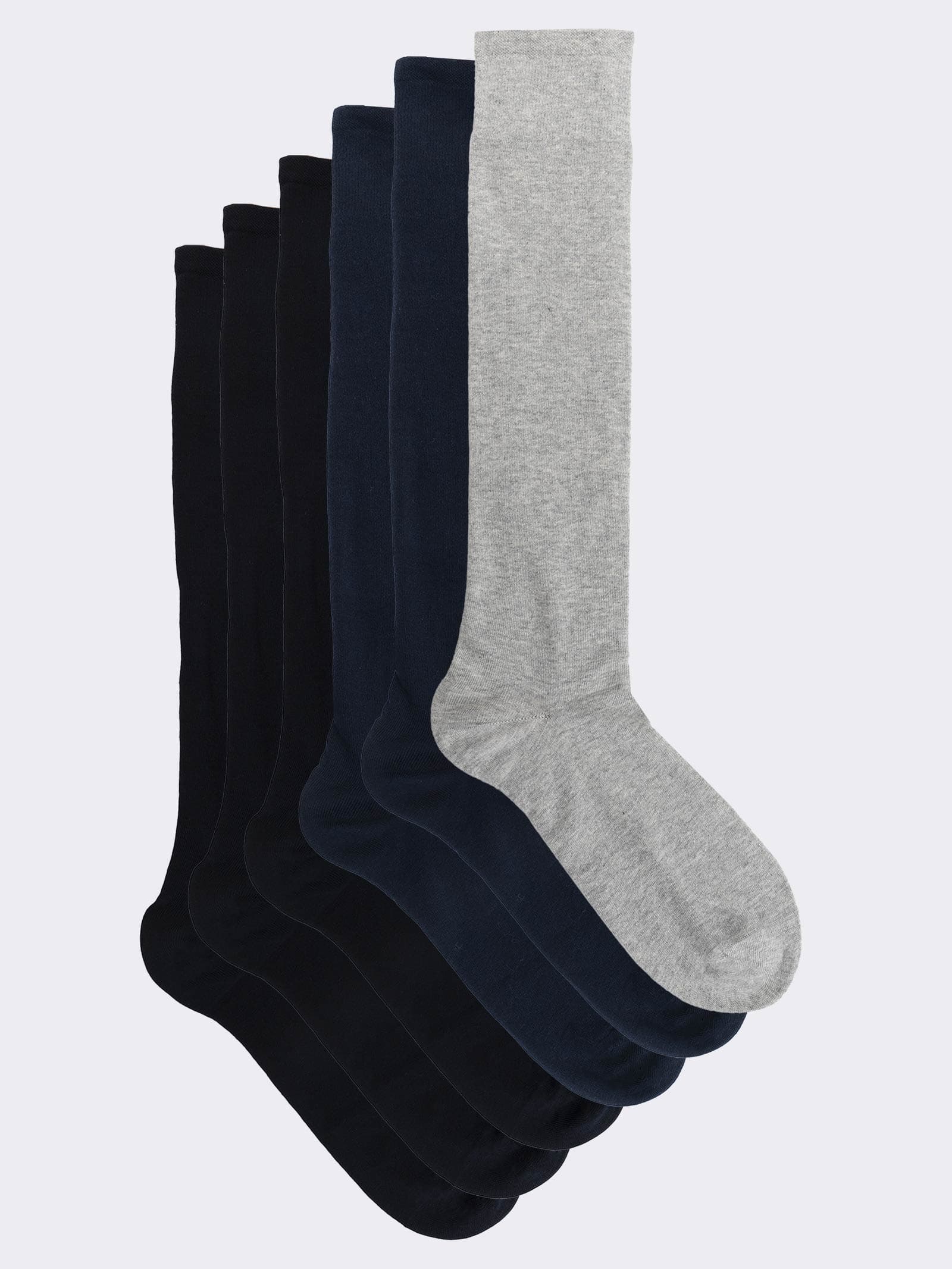 Calcetines Largos de Algodón Cálido para Hombre - Elegantes y Cómodos - Image 1