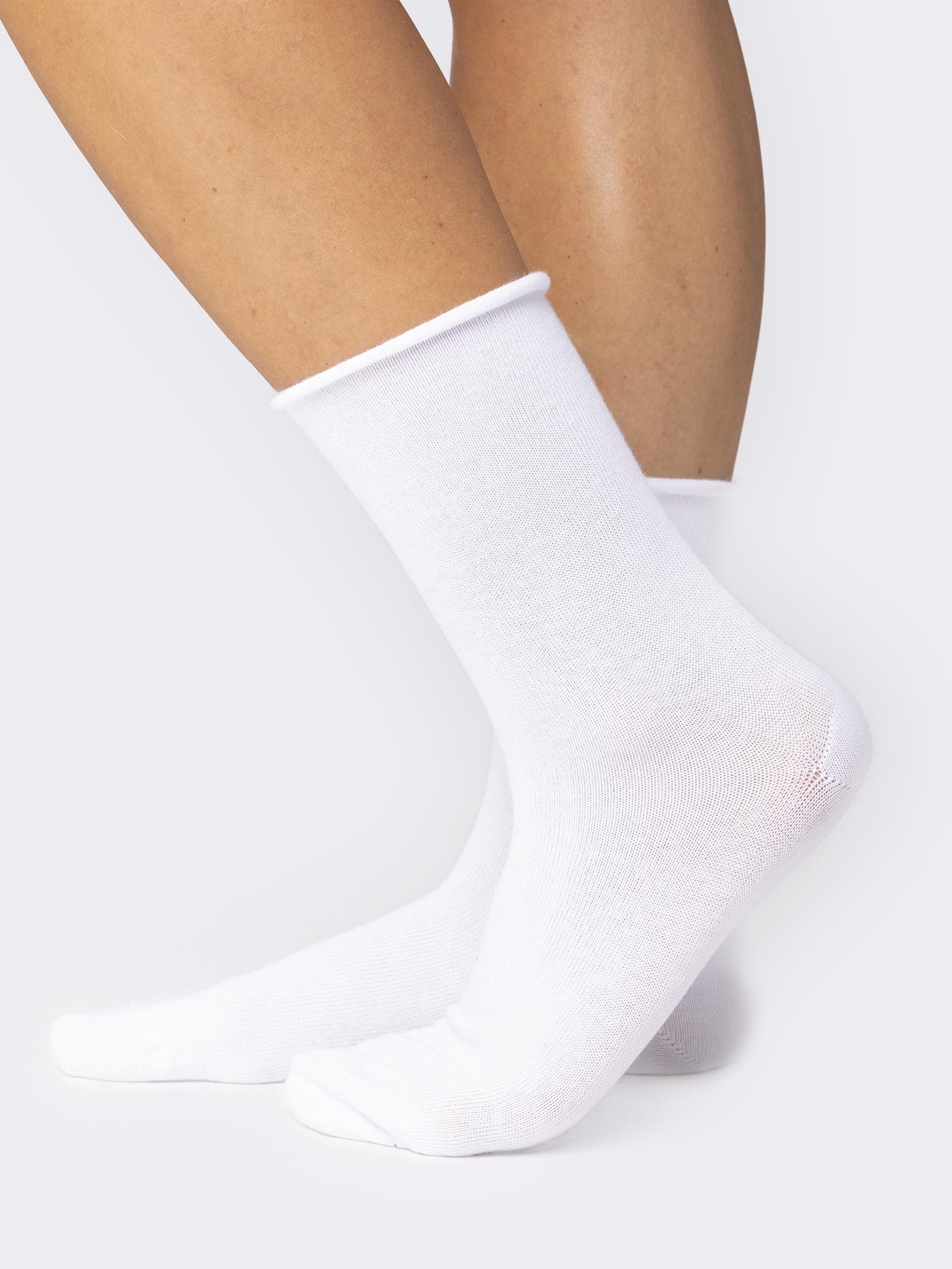 Calcetines Cortos de Mujer en Algodón Cálido - Confort Diario - Image 1