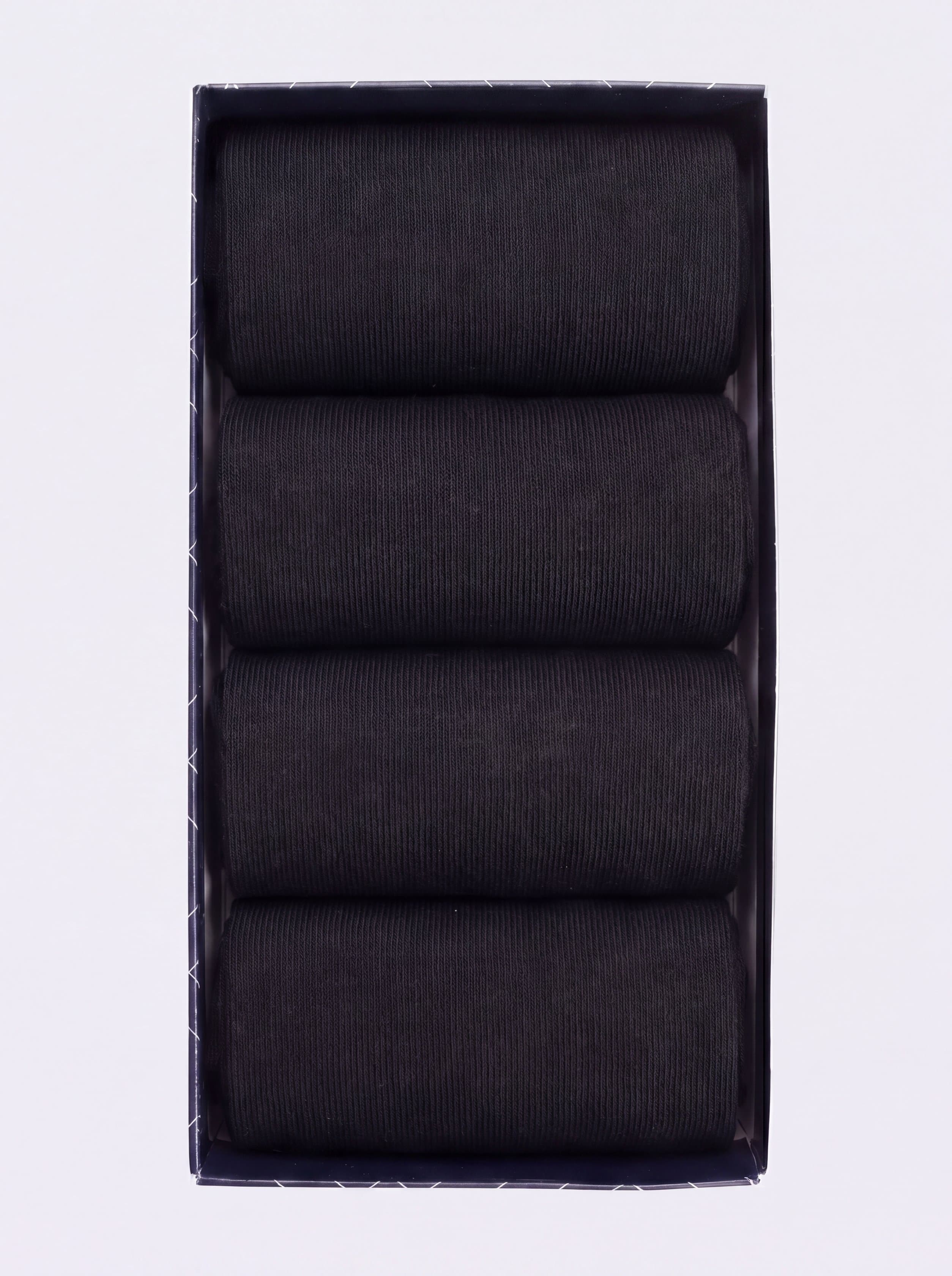 Ciocca Caja de Regalo 4 Pares Calcetines Largos Chiffon 100% Algodón Escocés - Image 3