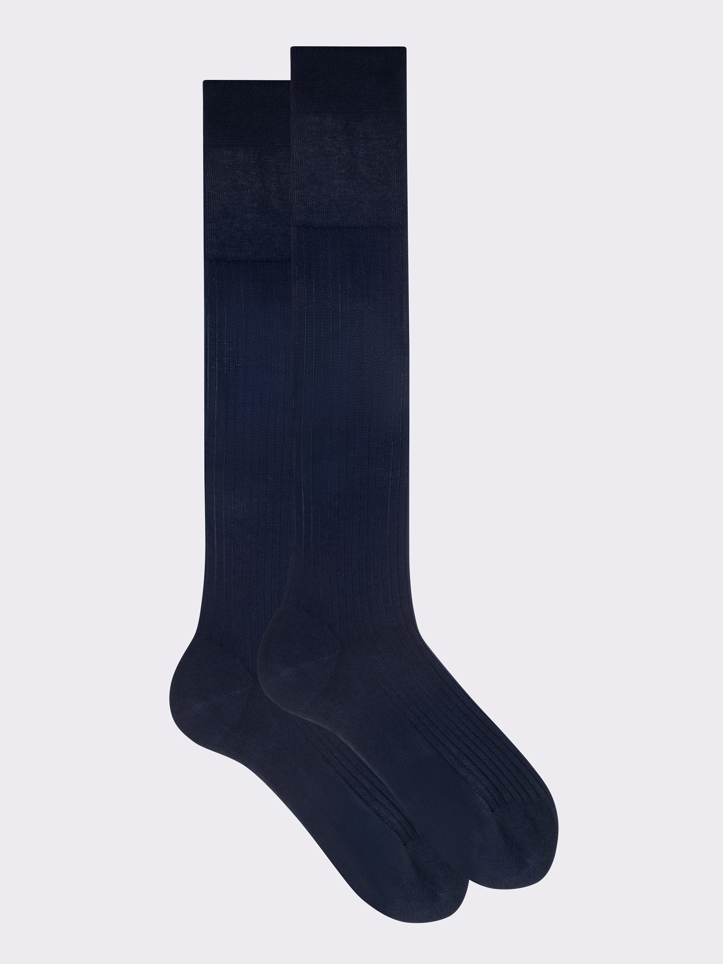 Geschenkbox mit 3 Paar gerippten Herrensocken aus Sea-Island-Baumwolle - Image 6