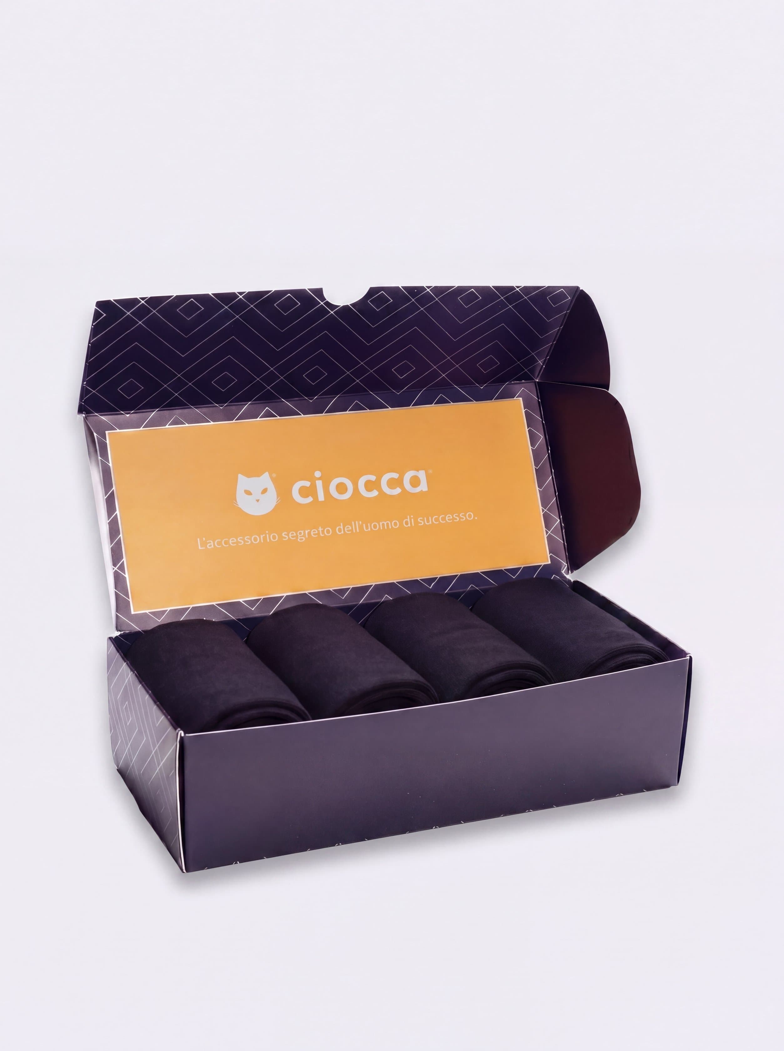 Caja Regalo 4 Pares Calcetines Largos Hilo de Escocia – Made in Italy - Image 2