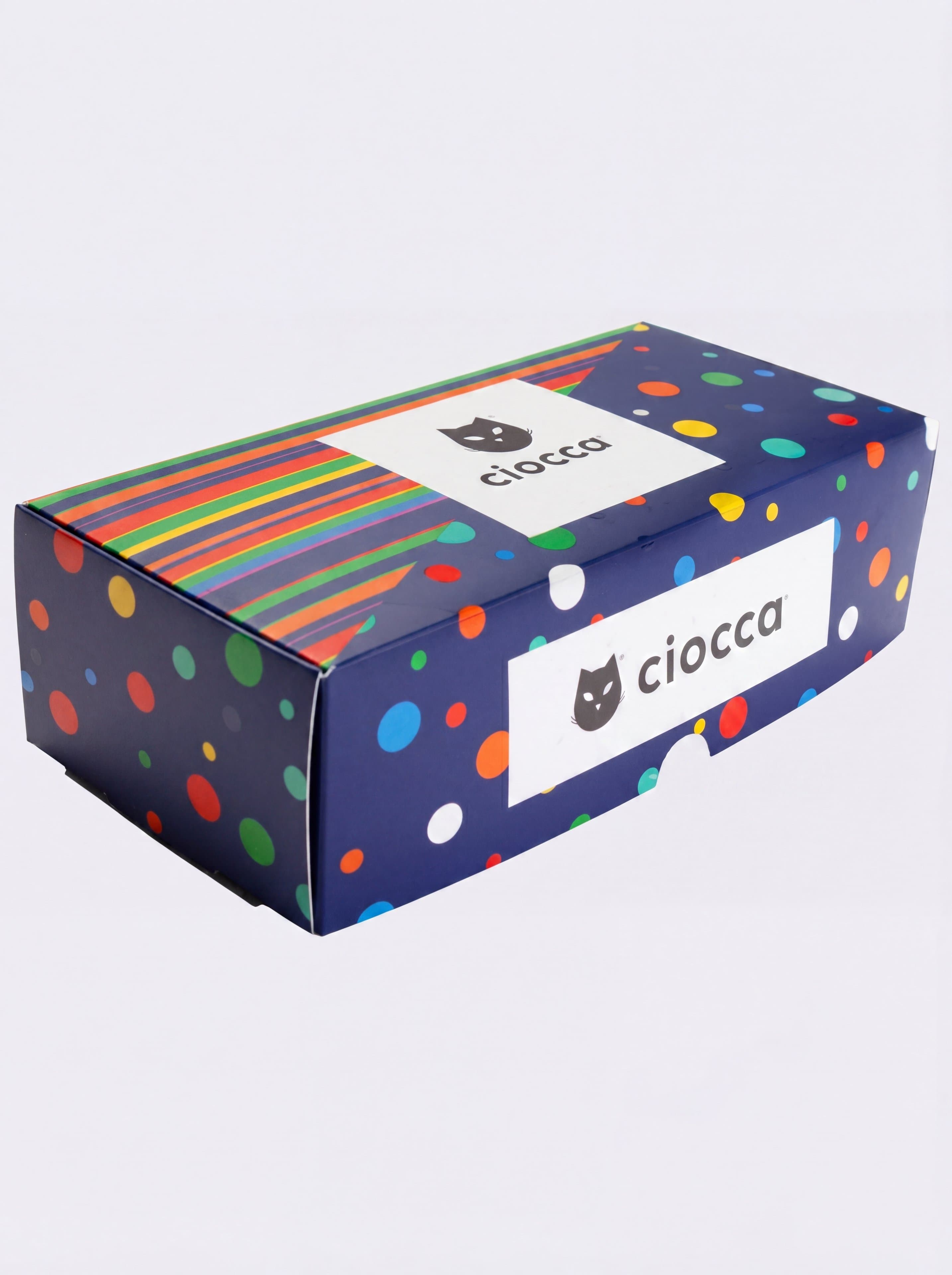 Geschenkbox 3 Paar Bunte Lange Baumwollsocken - Image 5