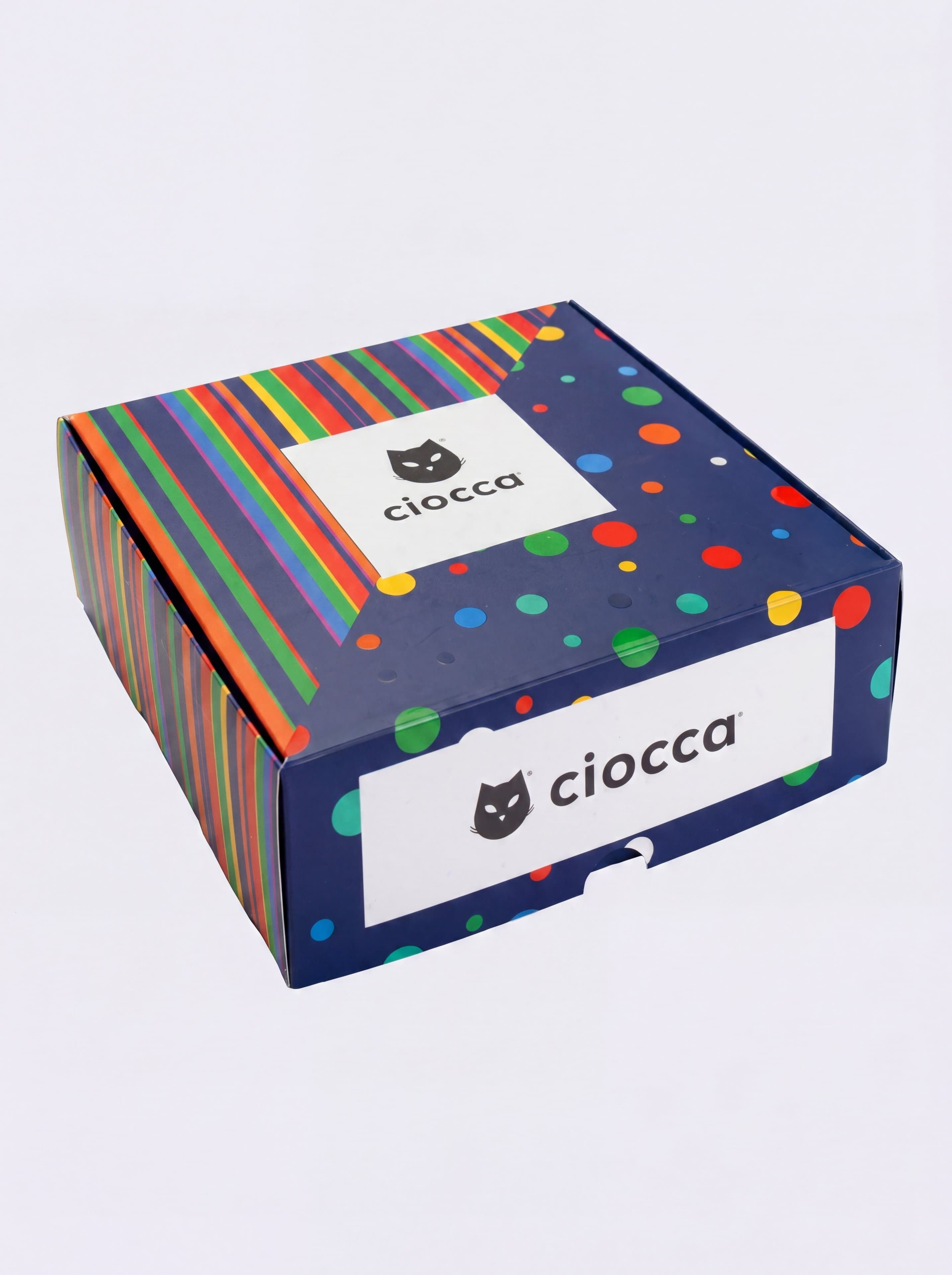 Gift box 6 Pairs Men's Long Patterned Cotton Socks mix - Image 5