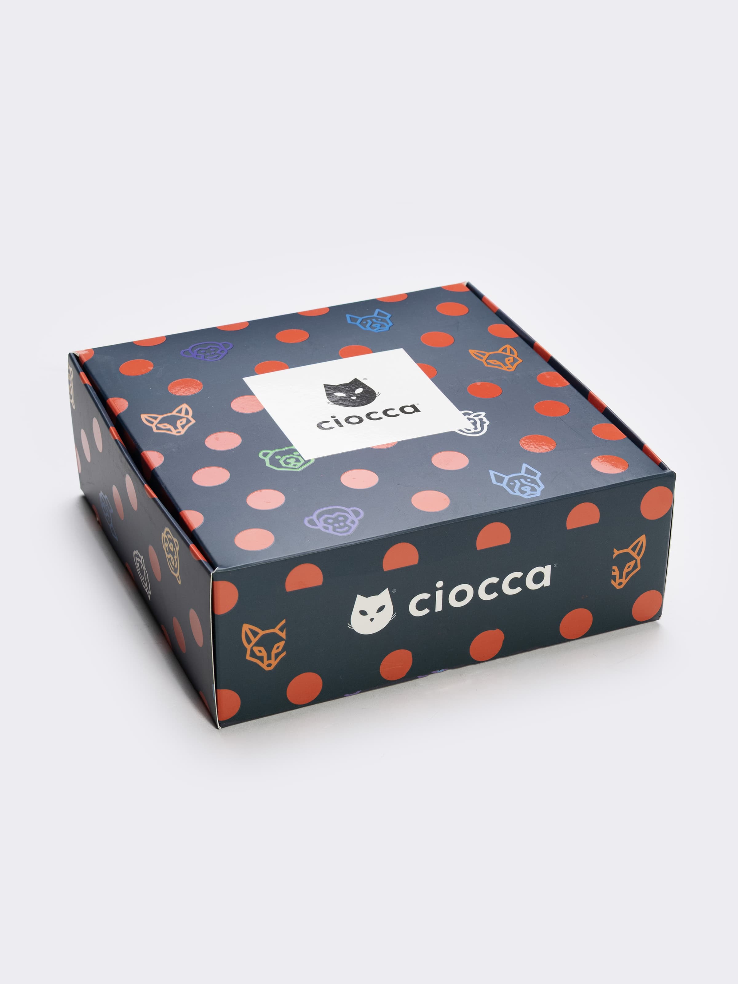 Men's Cotton Socks Gift box - 6 Pairs with Animal Patterns - Image 5