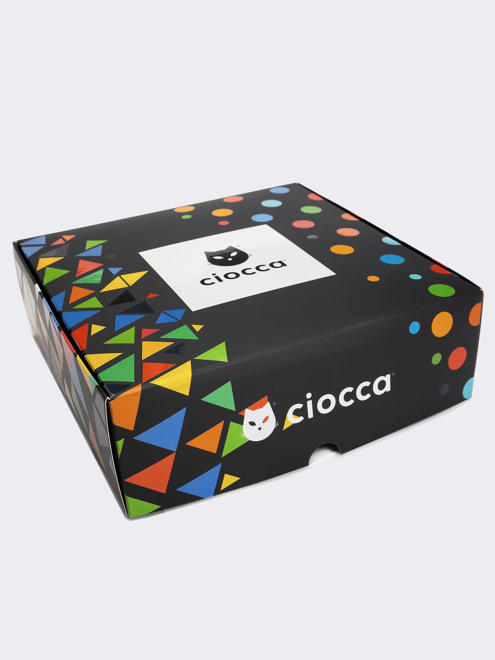 Caja de Regalo de Calcetines para Hombre en Algodón Caliente, 6 Pares con diseño clásico de lunares - Image 4