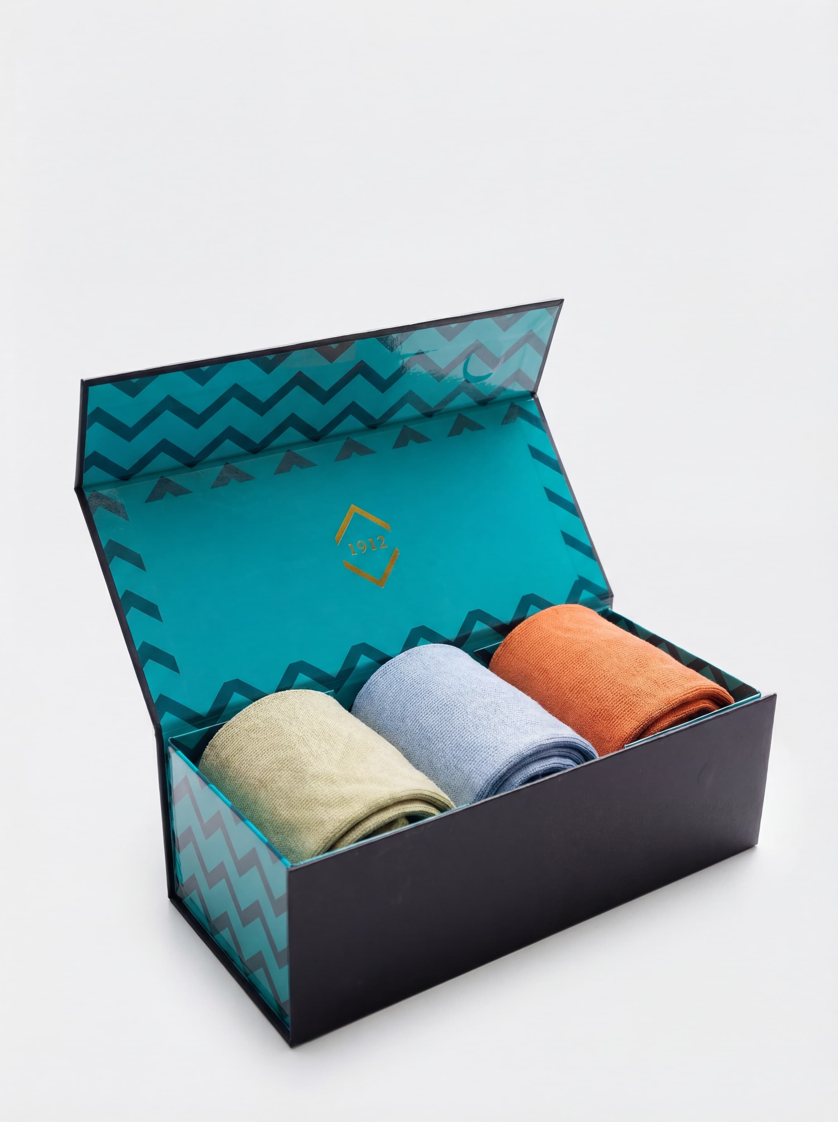 Coffret Cadeau 3 paires chaussettes Longues unies mélange Cachemire - Image 3