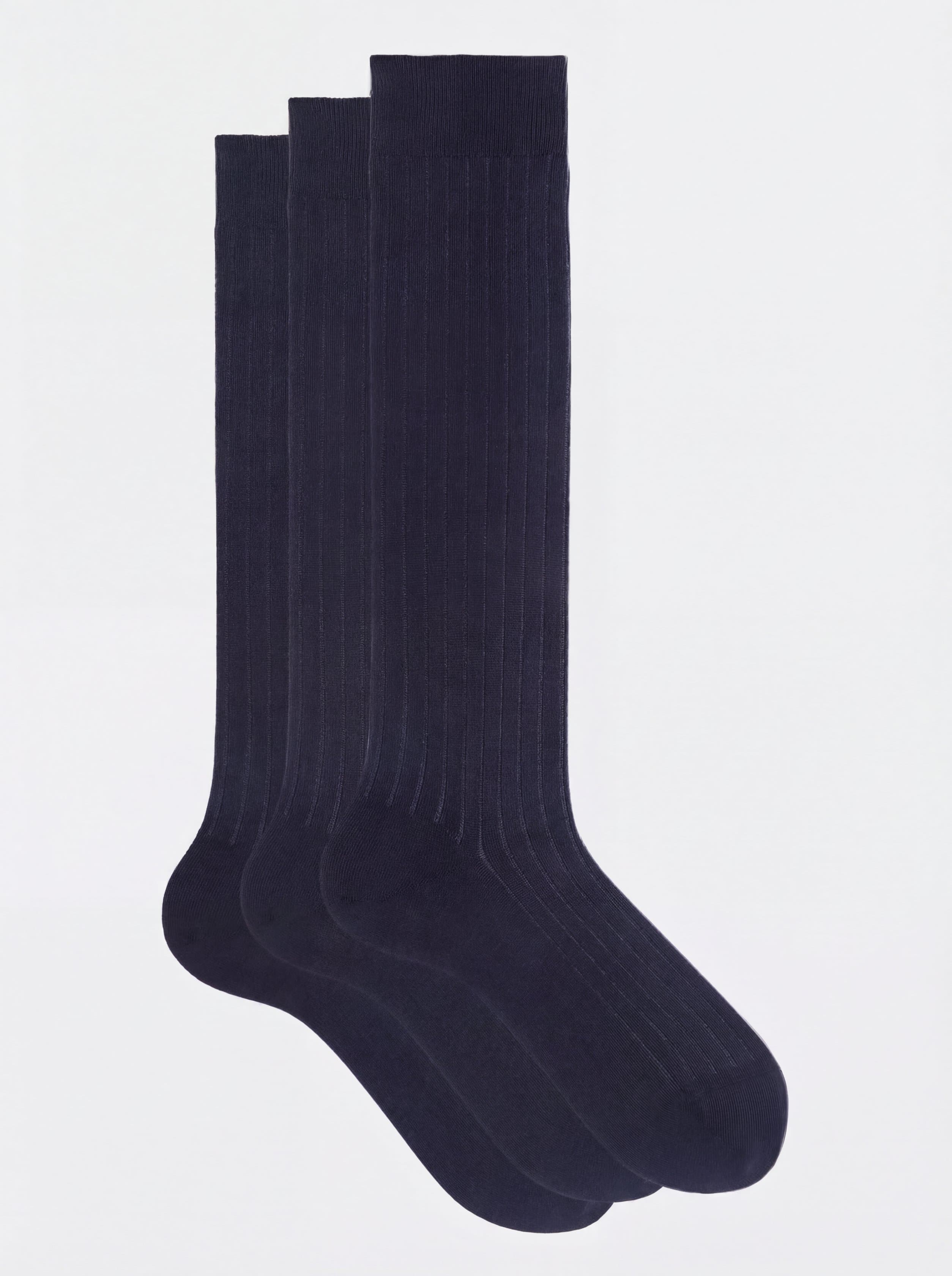 Geschenkbox 3 Paar lange Vanisè Socken aus warmer Baumwolle - Made in Italy - Image 1