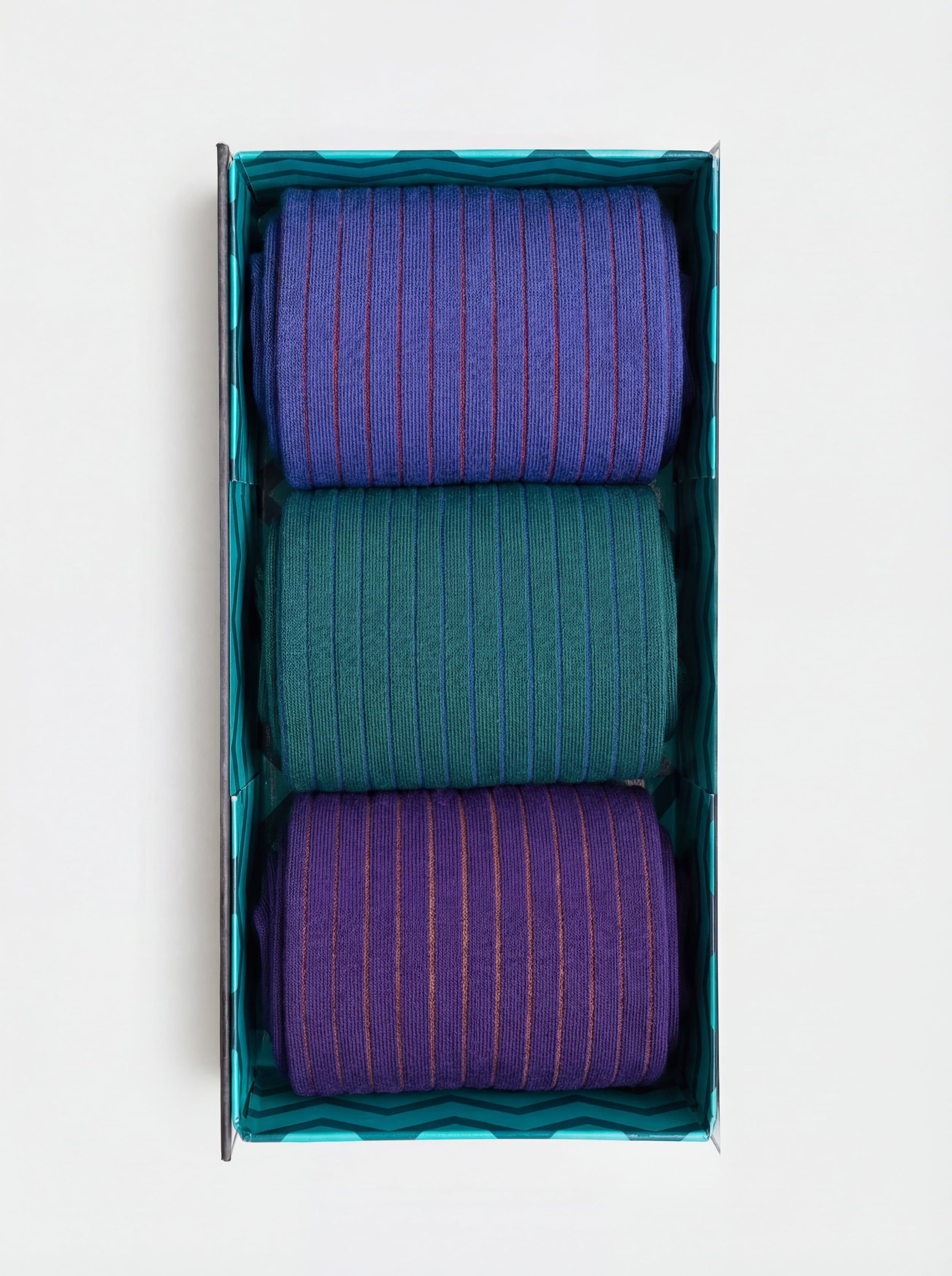 Geschenkbox 3 Paar Lange Vanisè Socken aus warmer Baumwolle - Made in Italy - Image 2