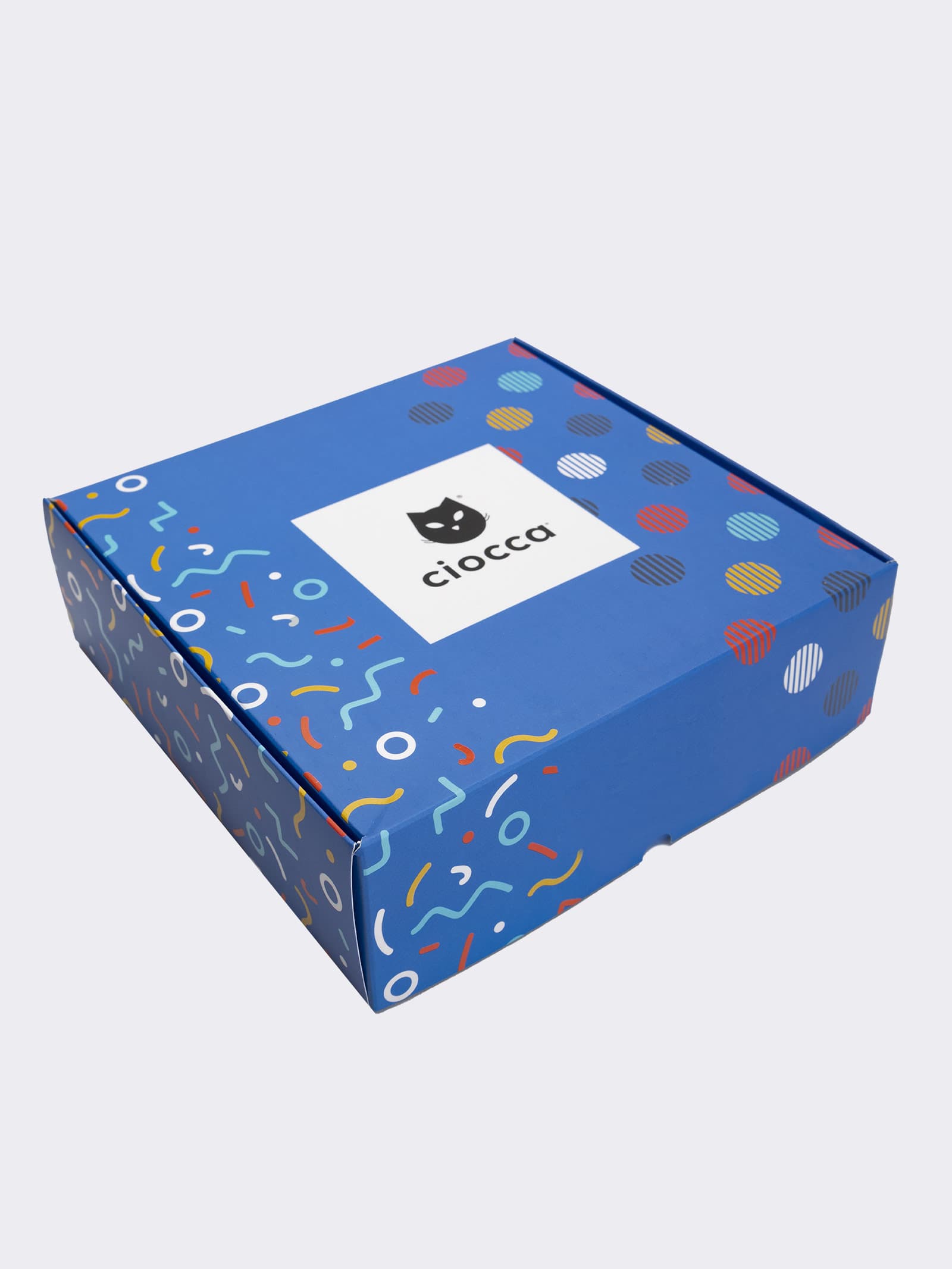 Gift box of 6 Pairs of Men's Short Socks - Patterned Stripes and Polka Dots in Breathable Cotton - Image 3