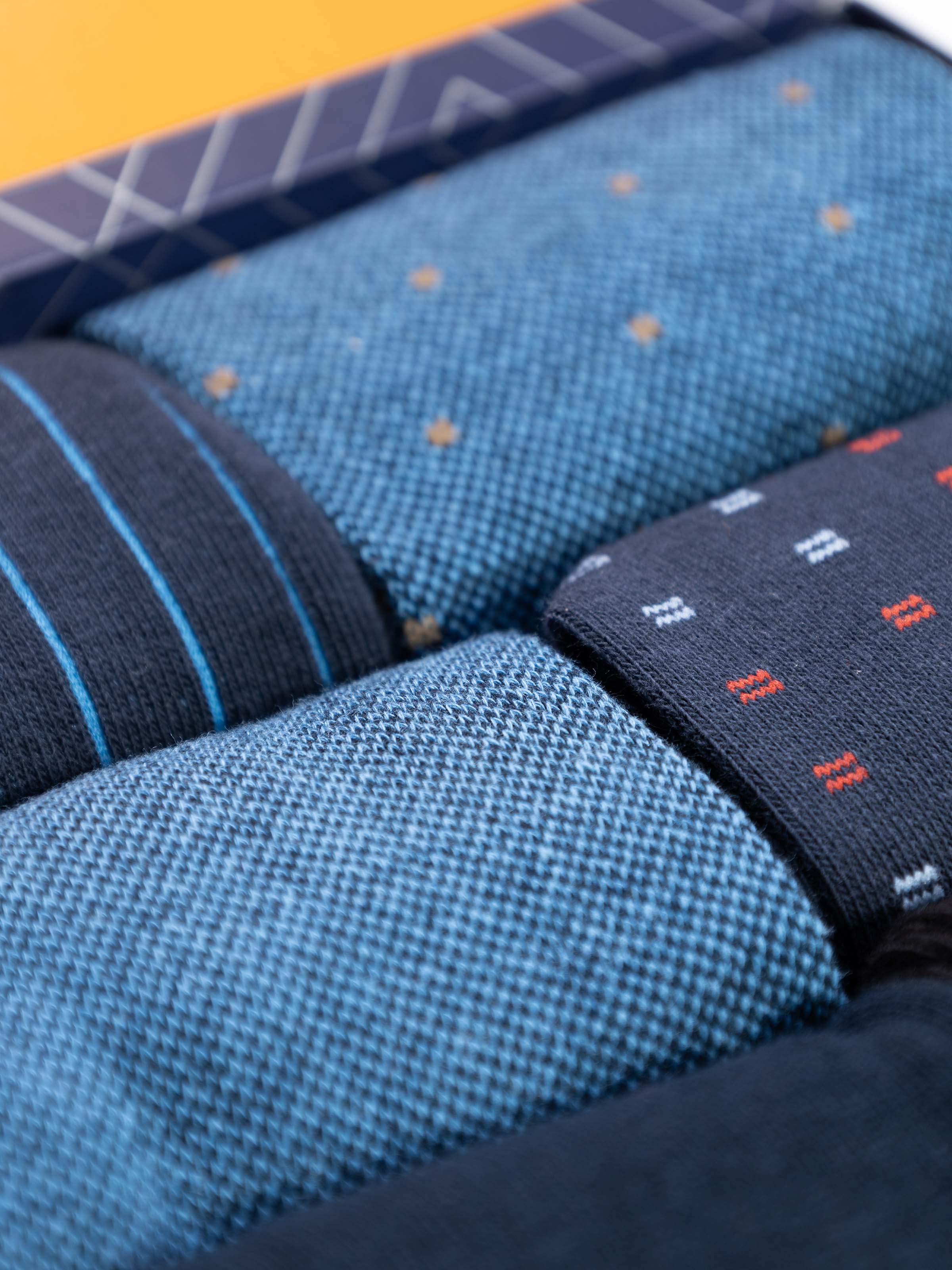 Geschenkbox Herren Kurze Baumwollsocken, 6 Paar Elegante Muster - Image 4