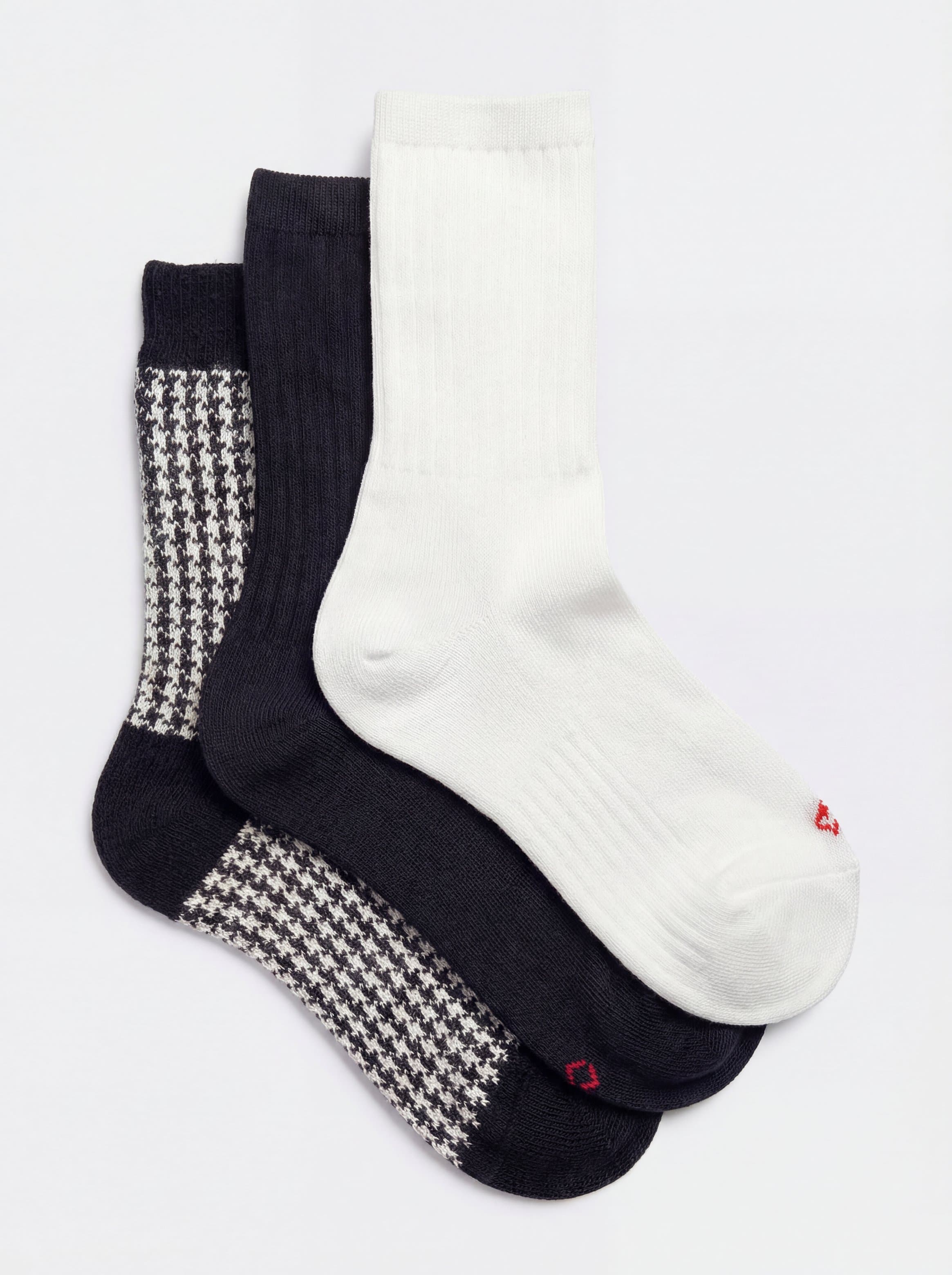 set 3 Paar Damensocken einfarbig - Made in Italy - Image 1